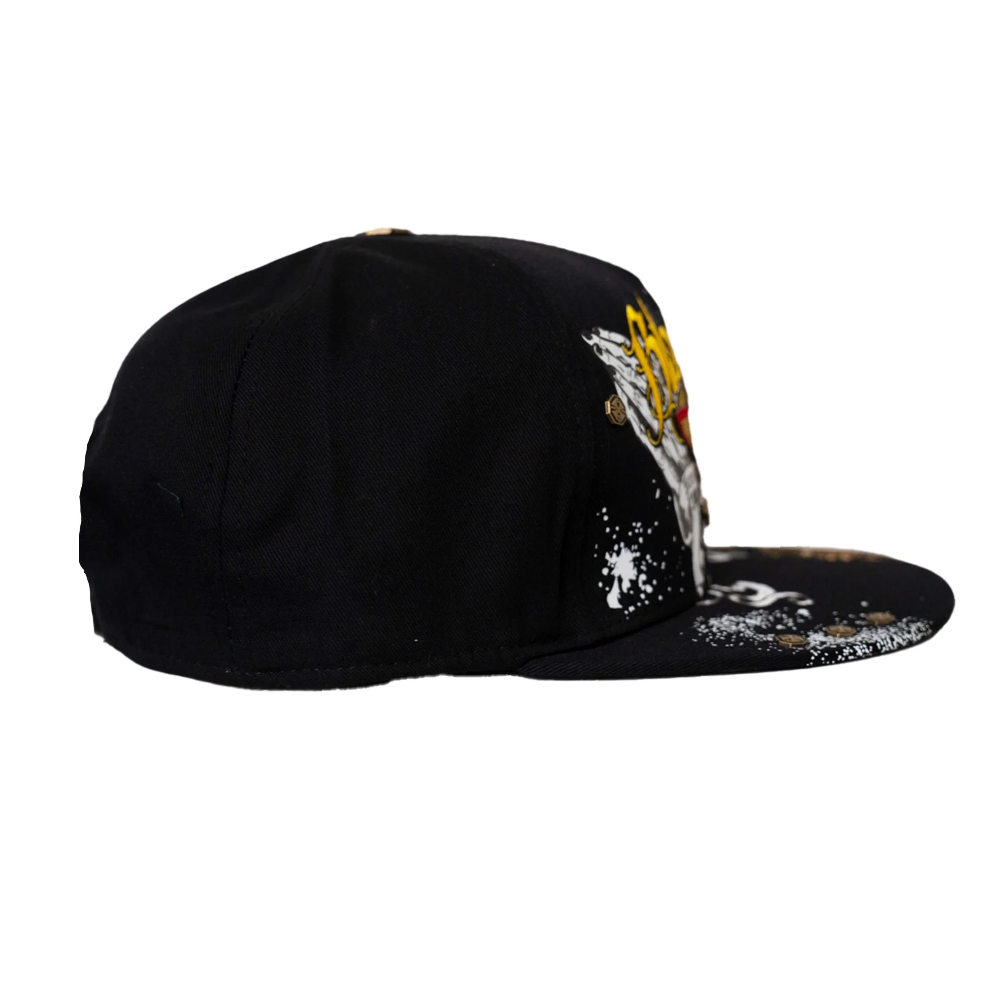 BLAC LABEL PRAYING HANDS SNAPBACK HAT (BLACK) - Image 2