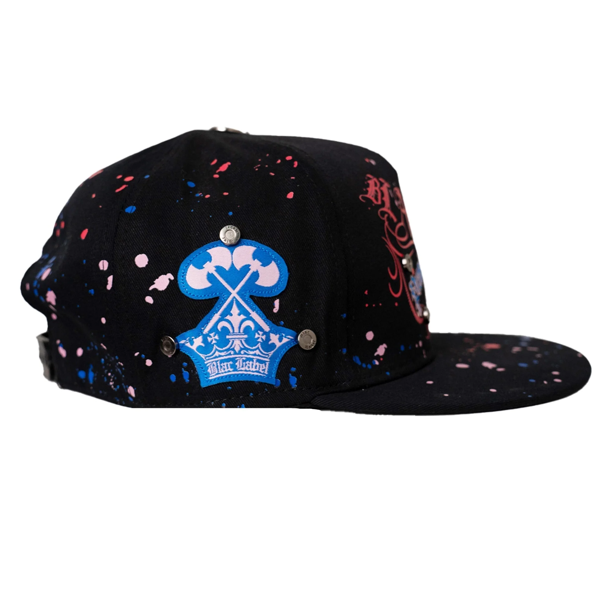 BLAC LABEL PREMIUM SNAPBACK HAT (BLACK) - Image 2