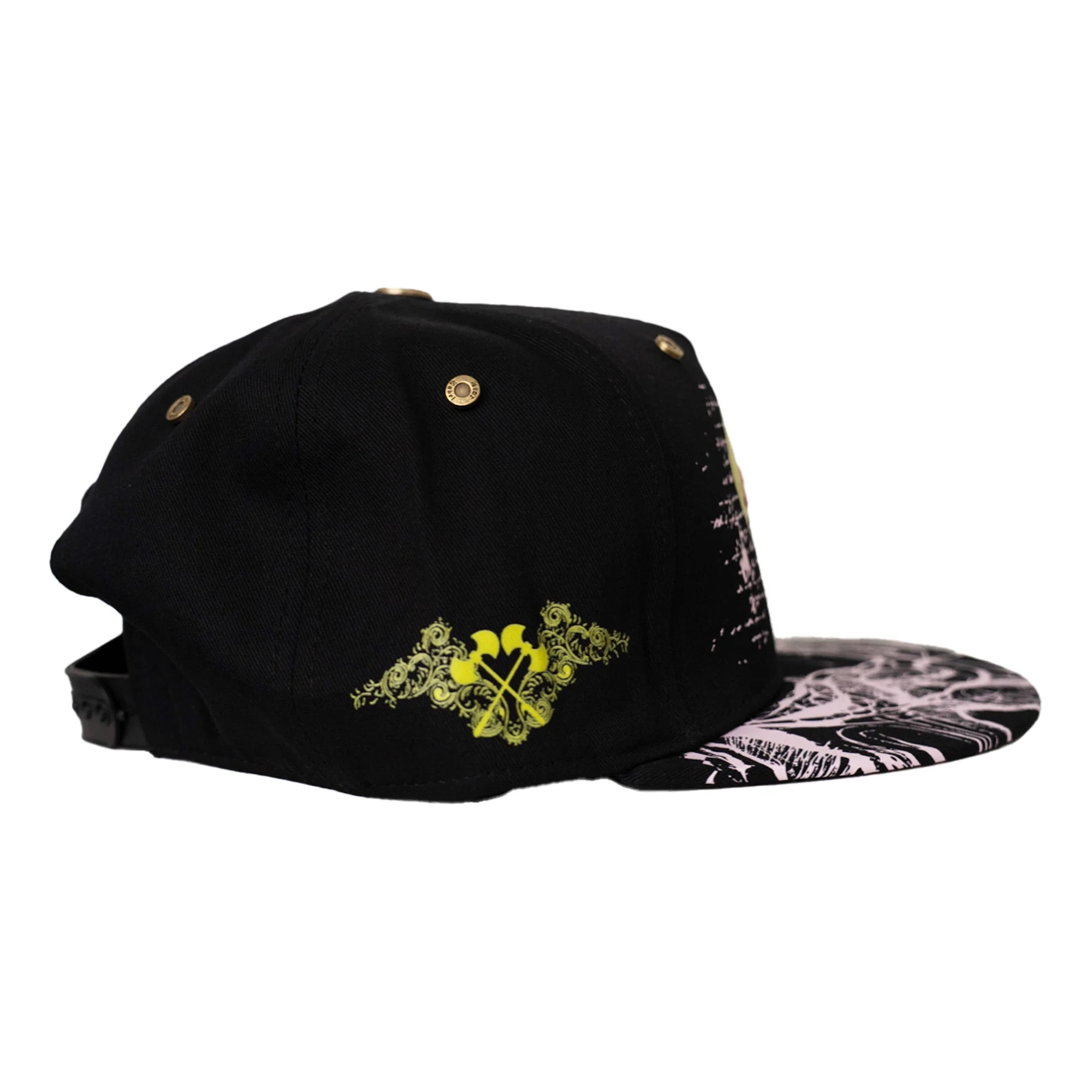BLAC LABEL GREED SNAPBACK HAT (BLACK) - Image 2