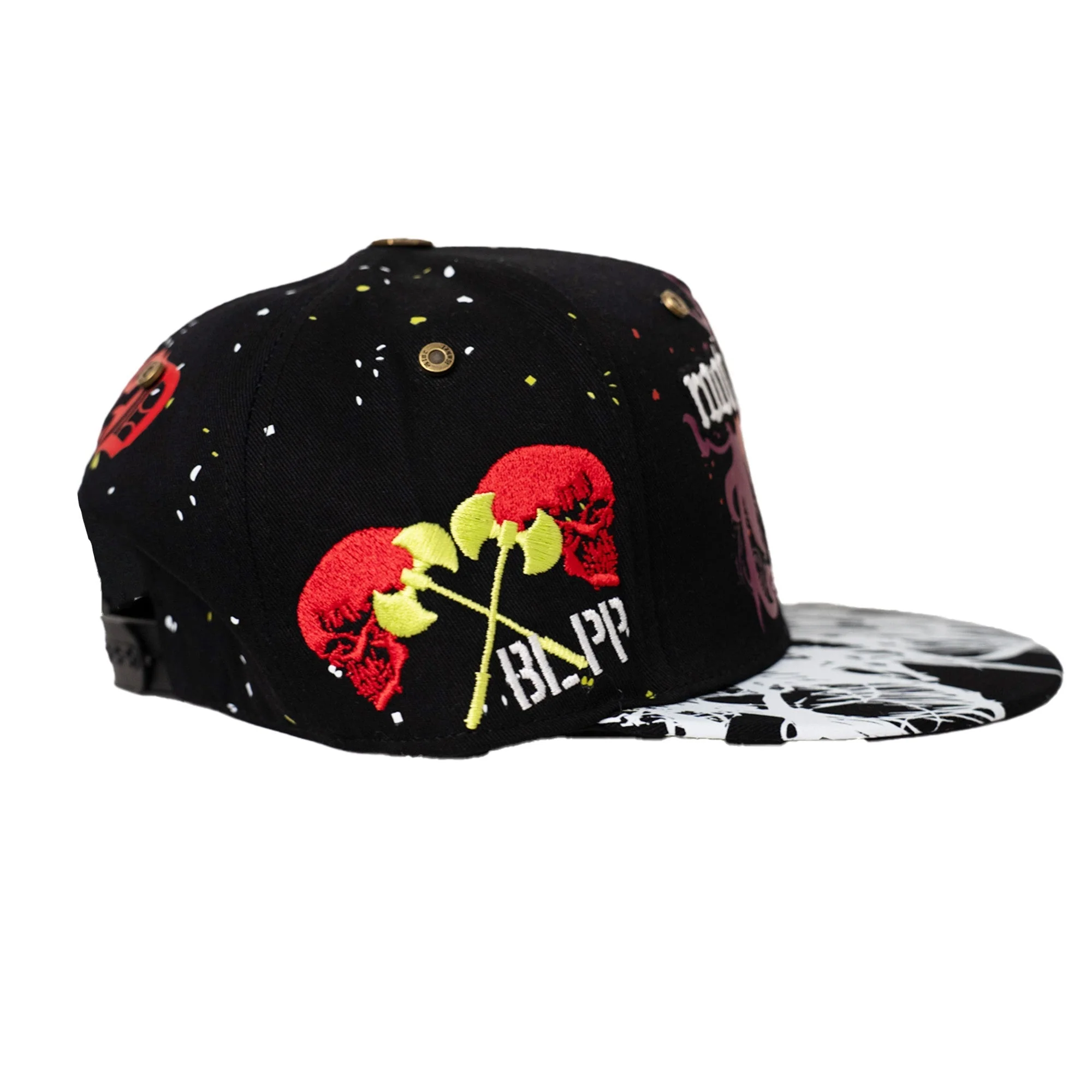BLAC LABEL ROOT OF ALL EVIL SNAPBACK HAT (BLACK) - Image 2