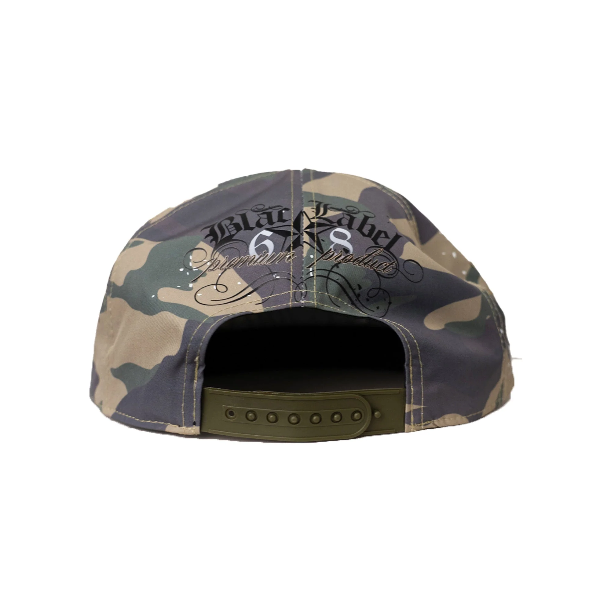 BLAC LABEL FIGHT CLUB SNAPBACK HAT (GREEN) - Image 2