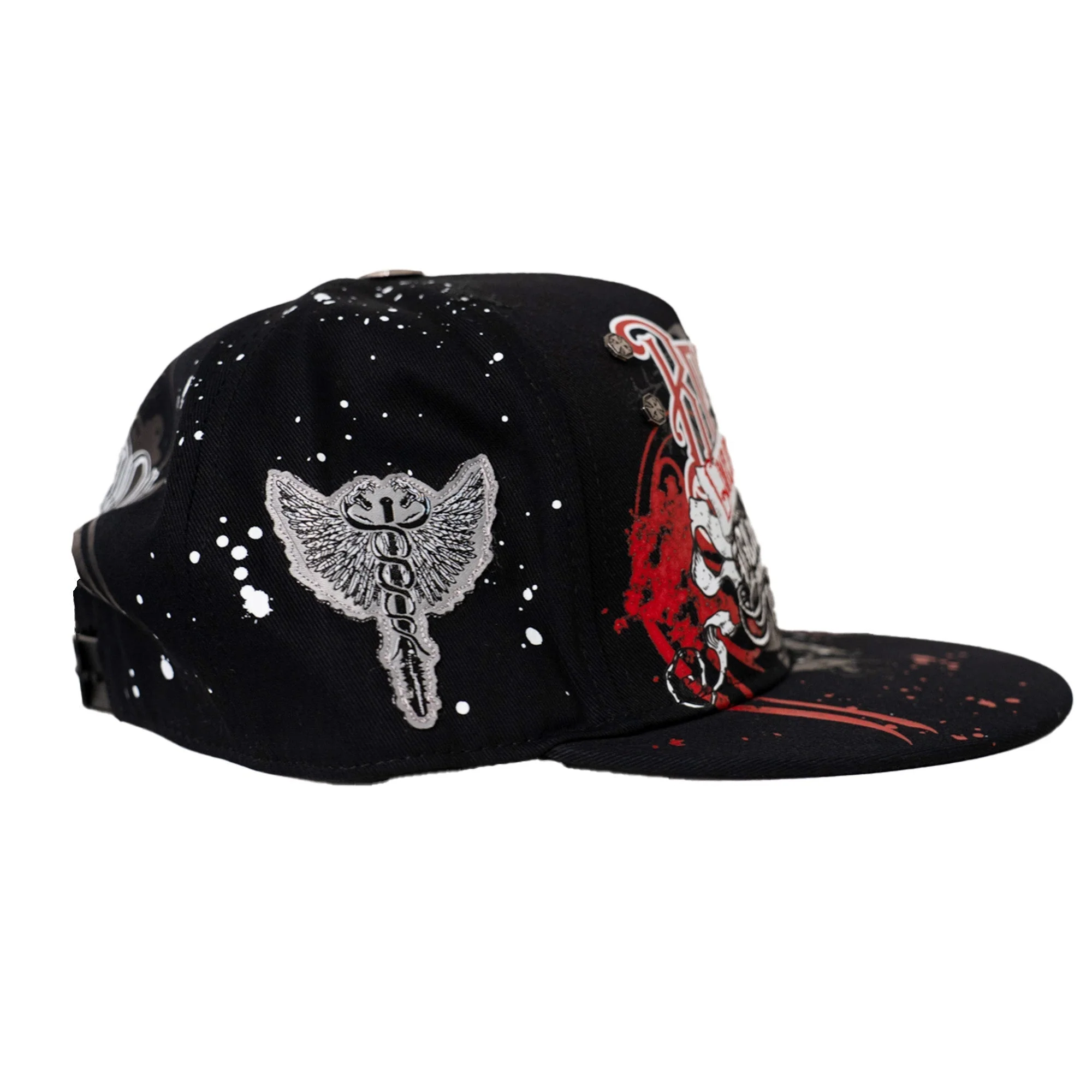 BLAC LABEL BRAVE SNAPBACK HAT (BLACK) - Image 2