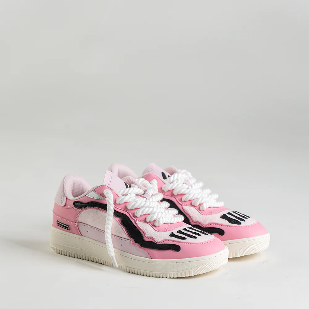BONES SNEAKERS (CRUSHED VELVET)