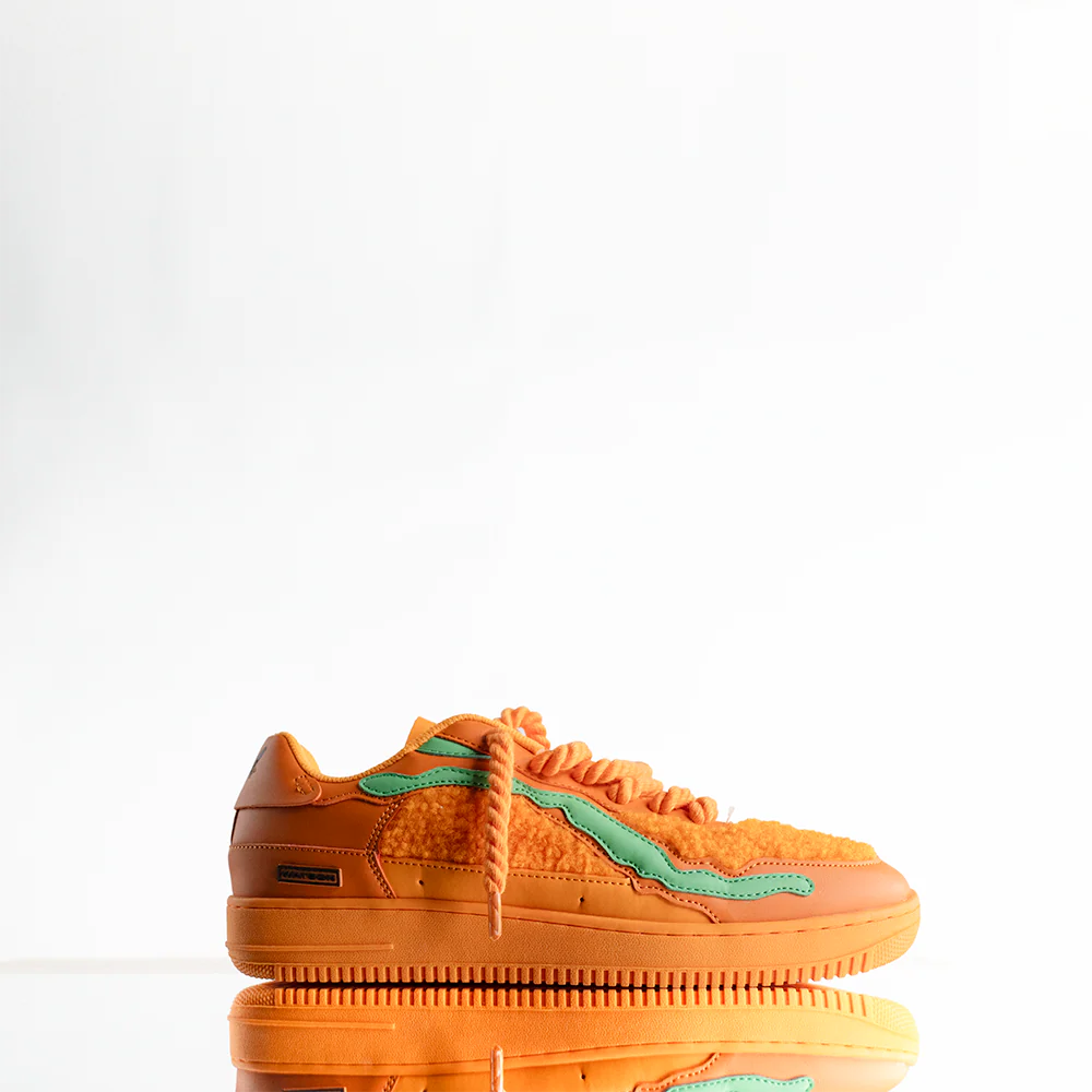 BONES SNEAKERS (UNCHAINED BEAR ORANGE) - Image 2