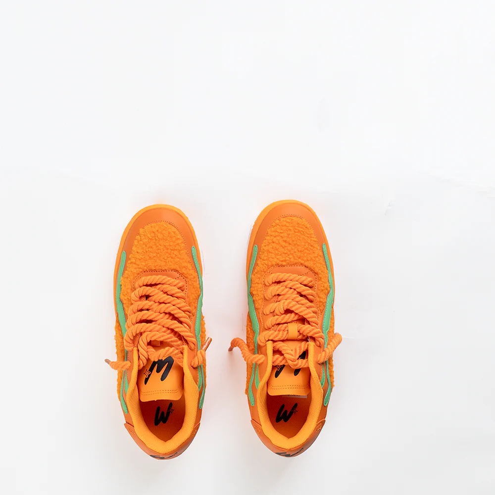 BONES SNEAKERS (UNCHAINED BEAR ORANGE) - Image 4