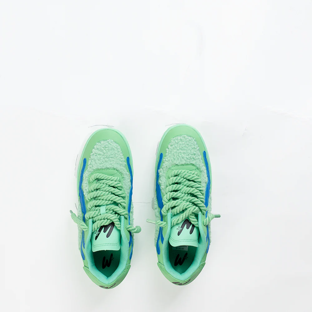 BONES SNEAKERS (UNCHAINED BEAR GREEN) - Image 4