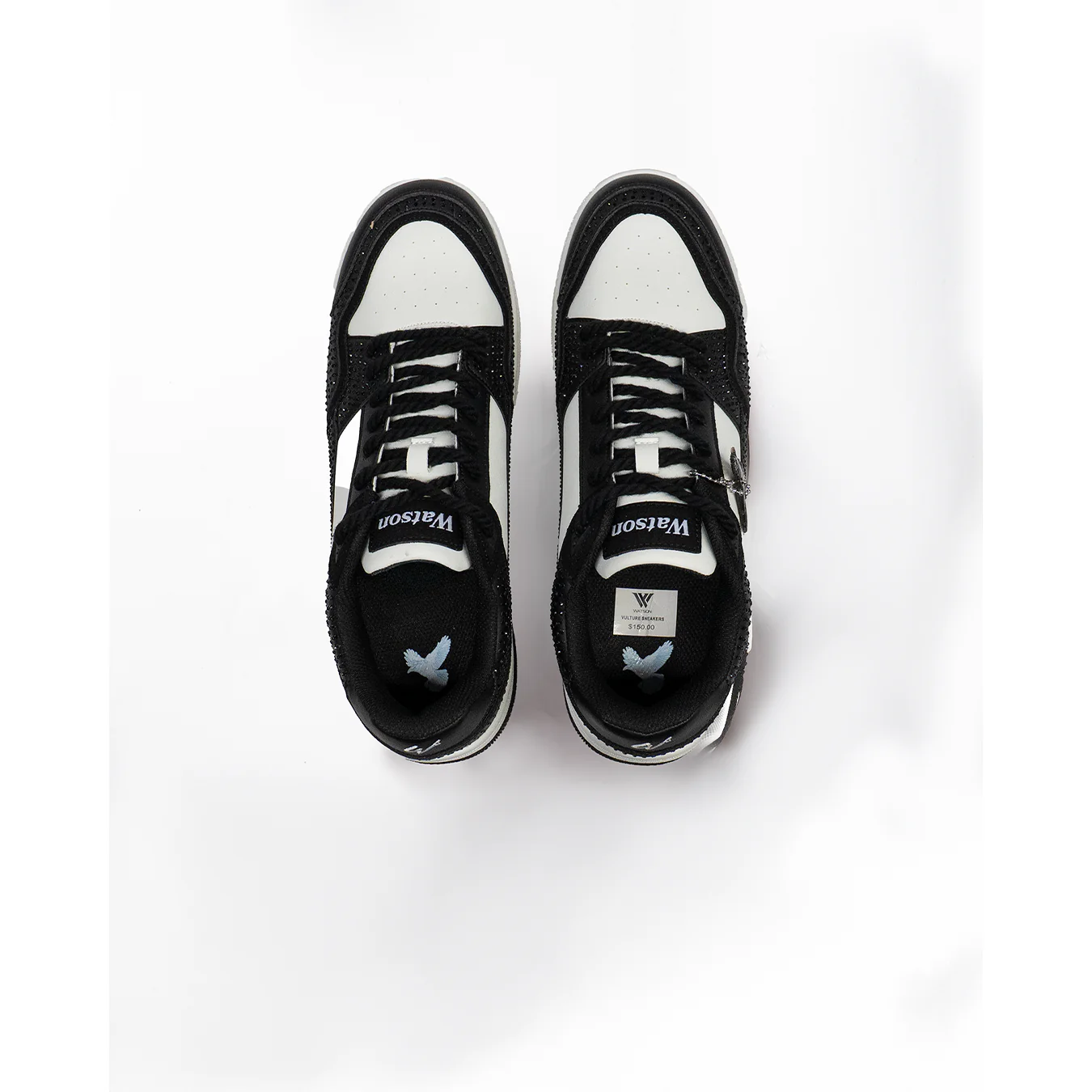 VULTURE SNEAKERS (BLACK & WHITE) - Image 4