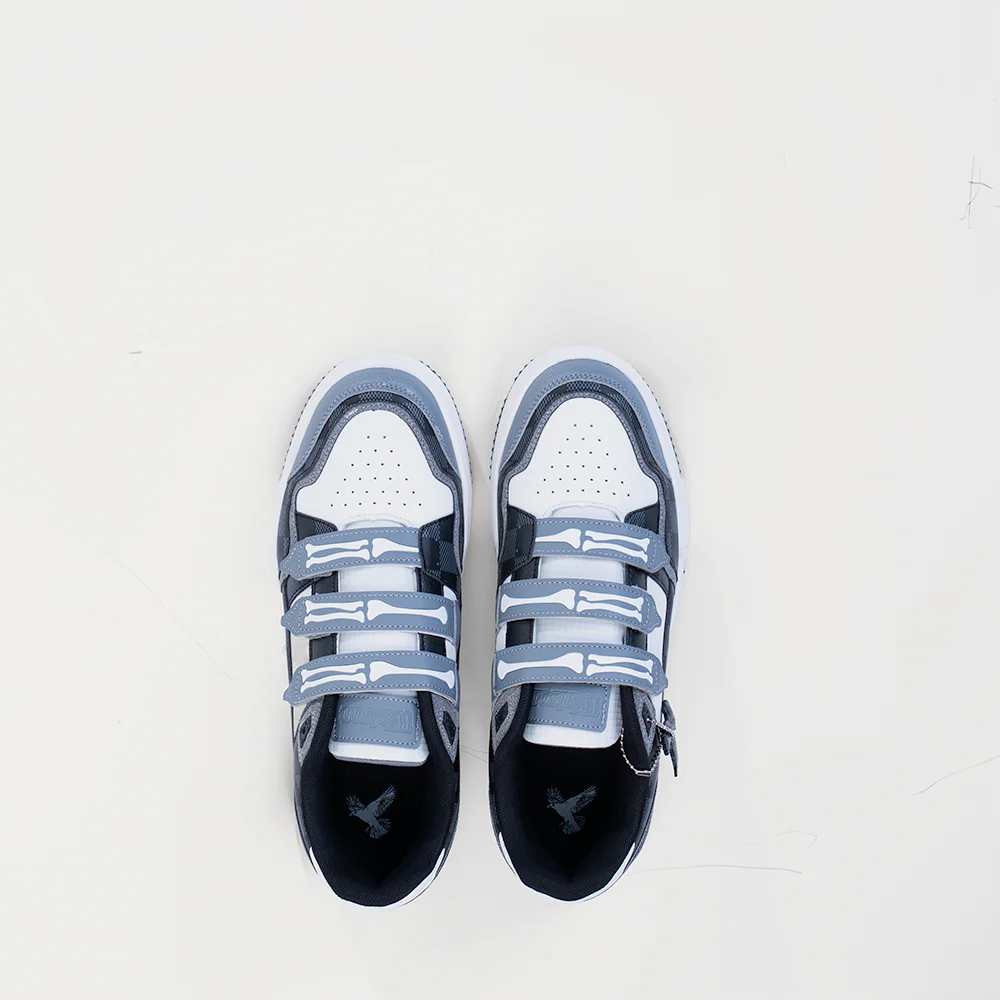 VULTURE STRAP SNEAKERS (BLACK CHECKERBOARD) - Image 4