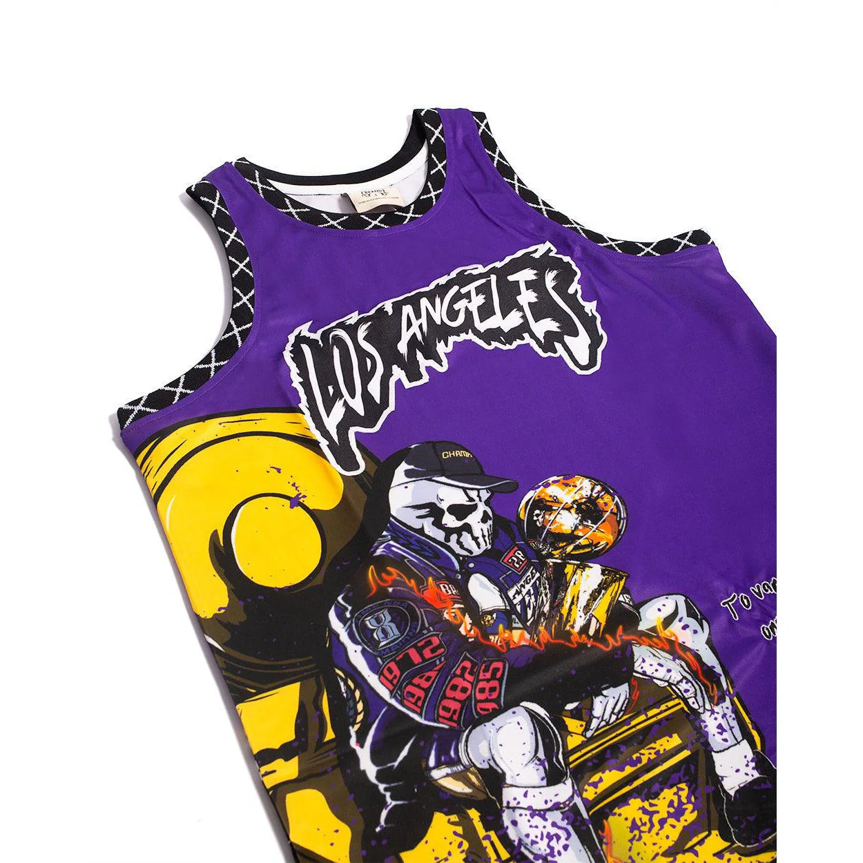 BRAND X AWAKEN THE BEAST IN LA BASKETBALL JERSEY (PURPLE) - Image 2