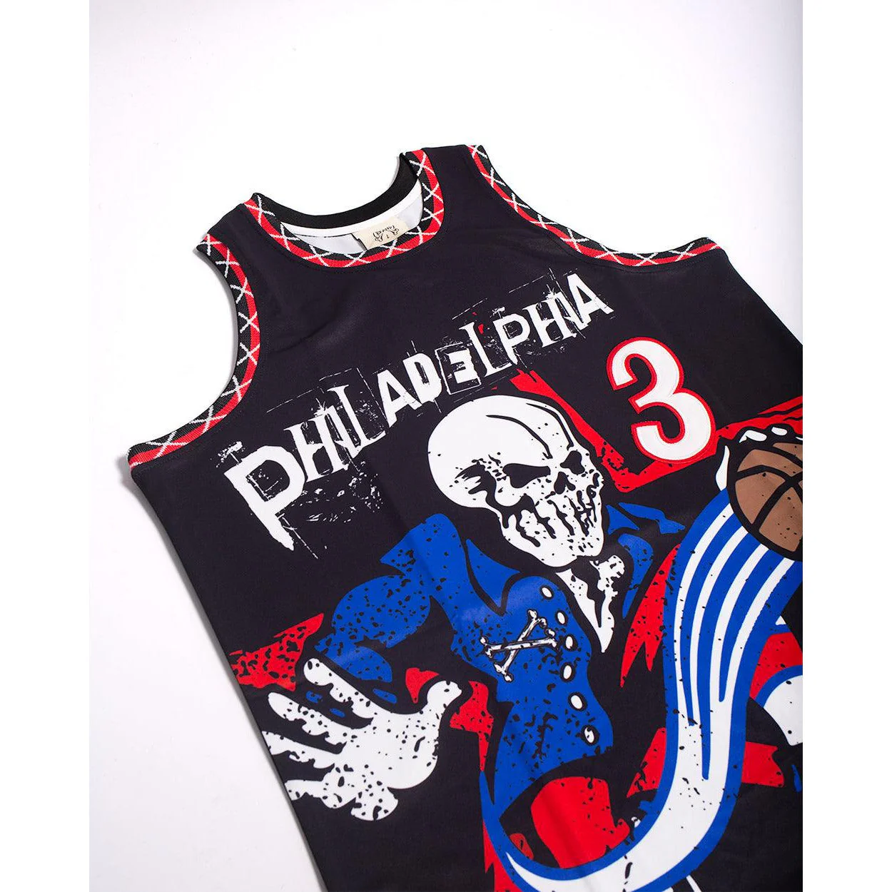 BRAND X PHILADELPHIA THE ANSWER YOUTH BASKETBALL JERSEY (BLACK) - Image 2