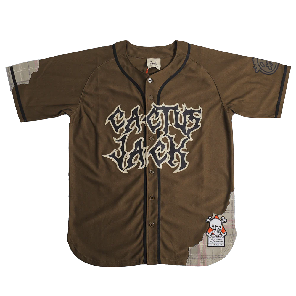 BRAND X CACTUS JACK YOUTH BASEBALL JERSEY (OLIVE)