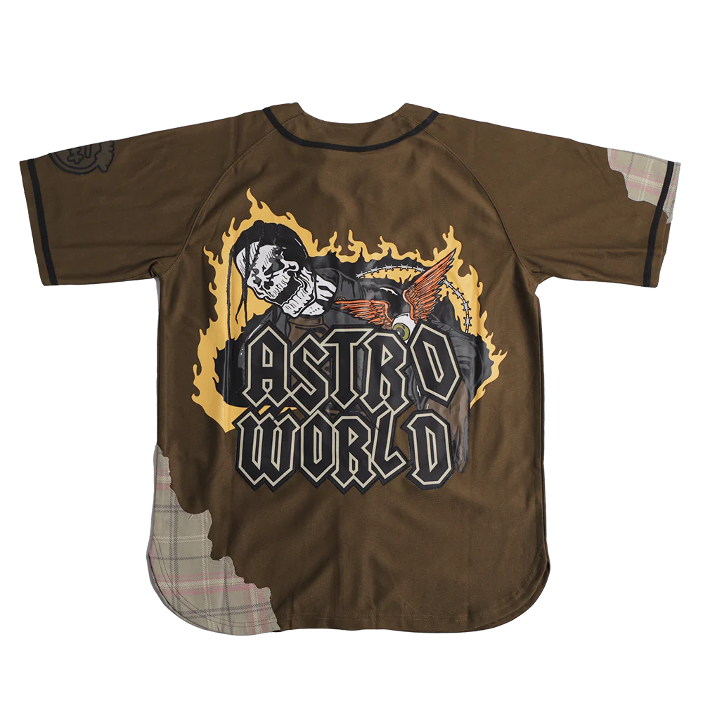 BRAND X CACTUS JACK YOUTH BASEBALL JERSEY (OLIVE) - Image 2