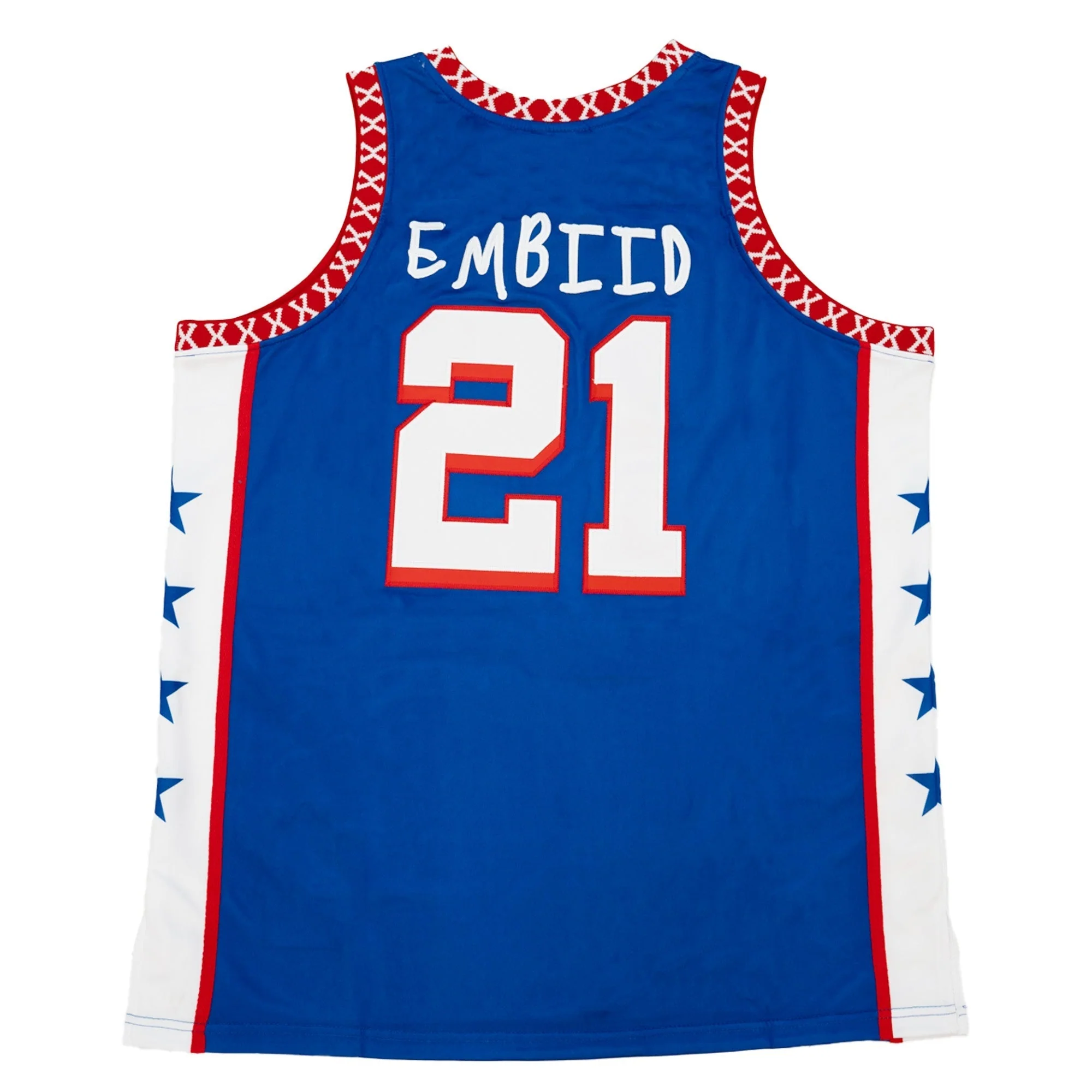 BRAND X PHILADELPHIA EMBIID BASKETBALL JERSEY (ROYAL) - Image 2