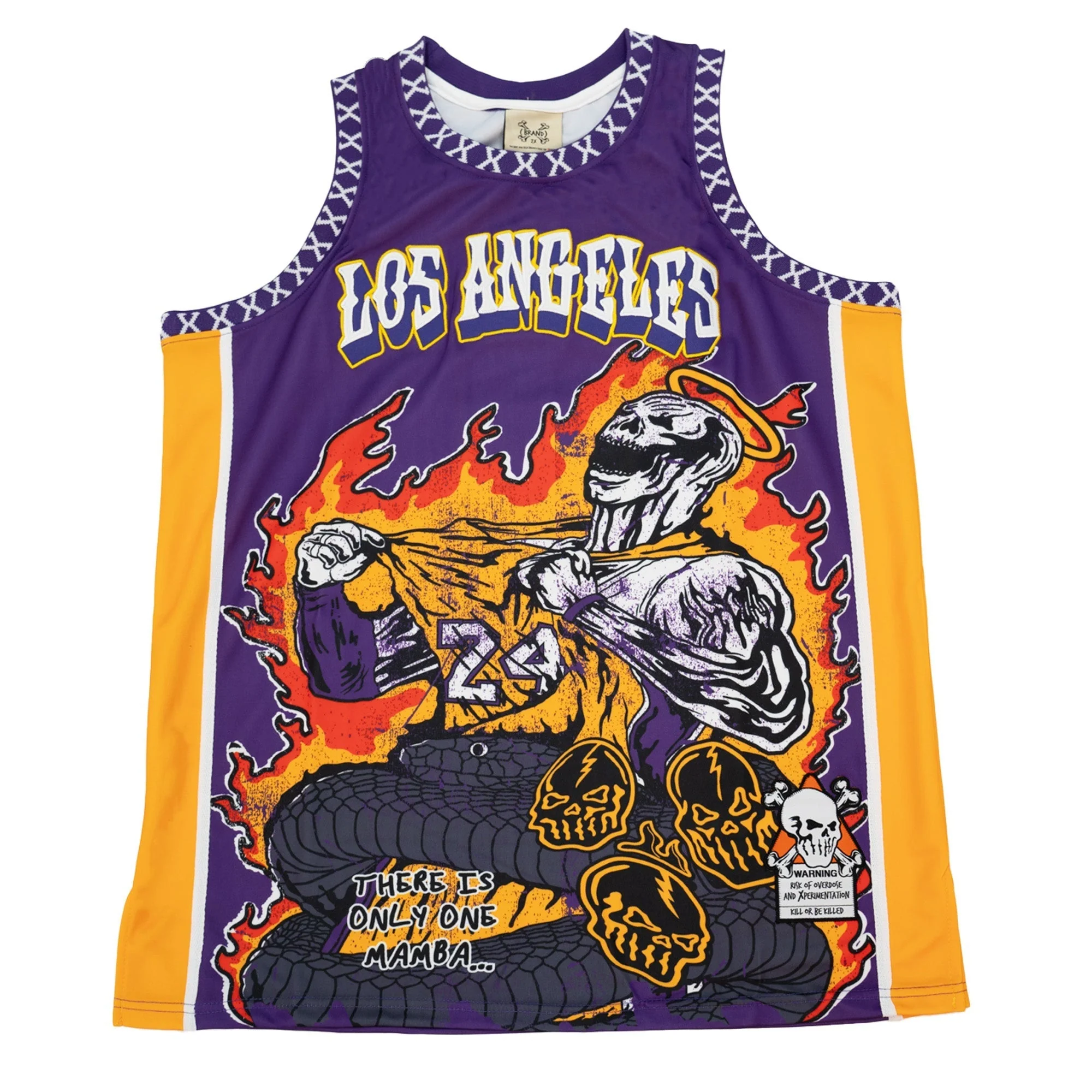 BRAND X ONLY ONE MAMBA BASKETBALL JERSEY (PURPLE)