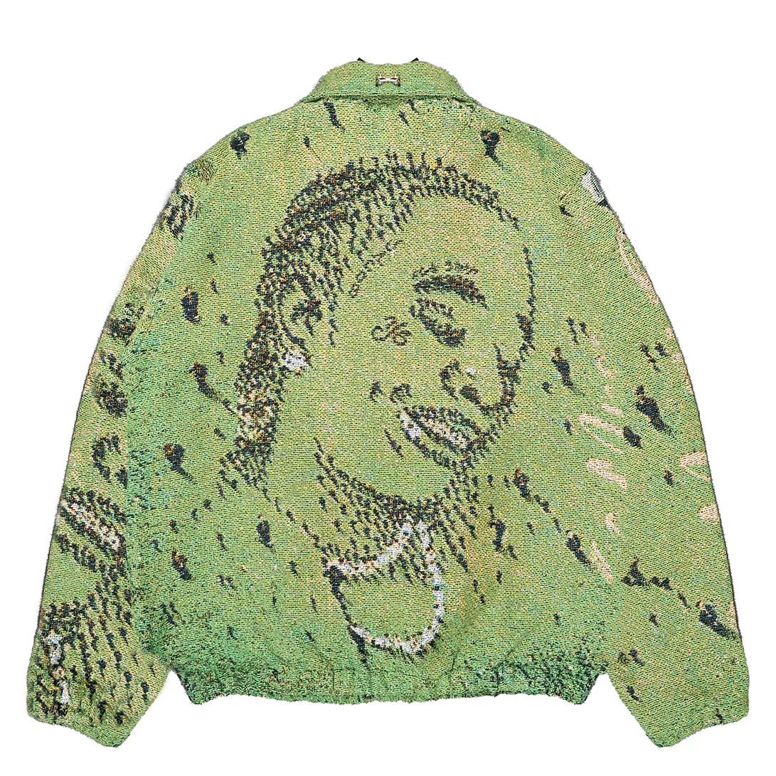 YOUNG THUG TAPESTRY WORK JACKET (GREEN) - Image 4