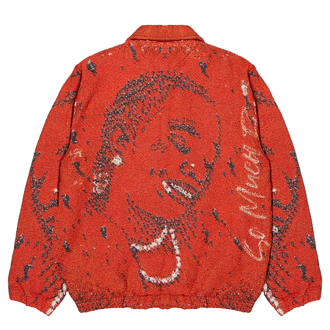 YOUNG THUG TAPESTRY WORK JACKET (RED) - Image 4