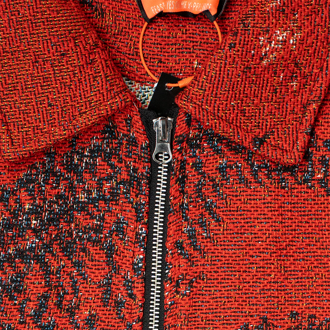 YOUNG THUG TAPESTRY WORK JACKET (RED) - Image 5