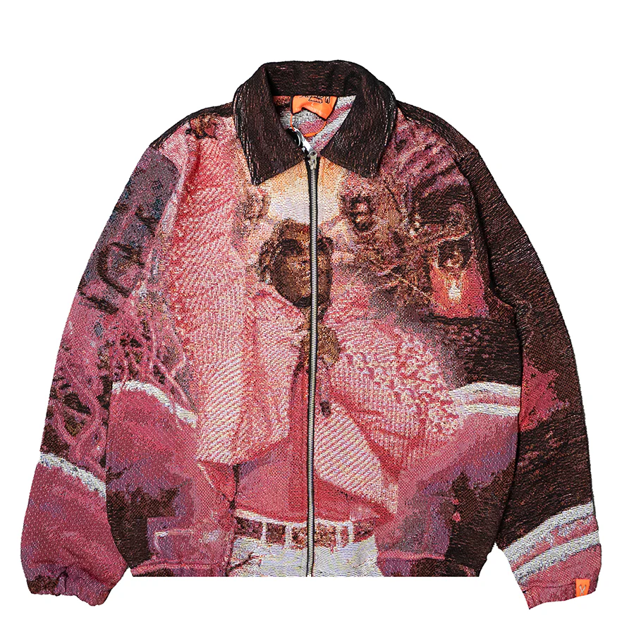 YOUNG THUG PINK TAPESTRY WORK JACKET - Image 3
