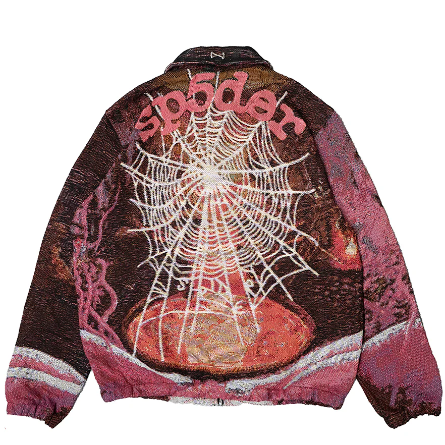 YOUNG THUG PINK TAPESTRY WORK JACKET - Image 4