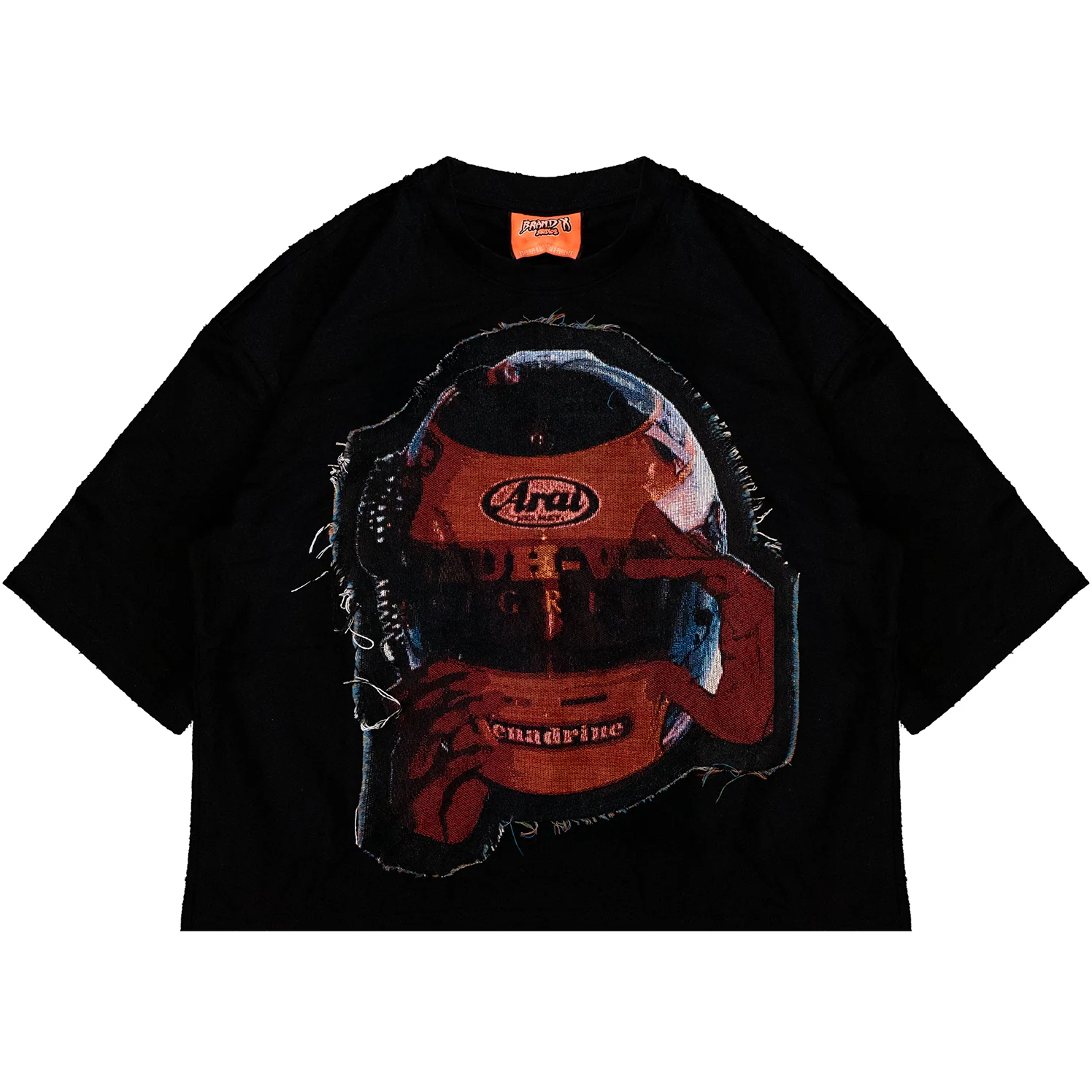 BLOND HELMET TAPESTRY T-SHIRT