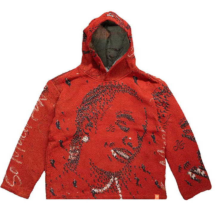YOUNG THUG SO MUCH FUN TAPESTRY HOODIE (RED) - Image 3