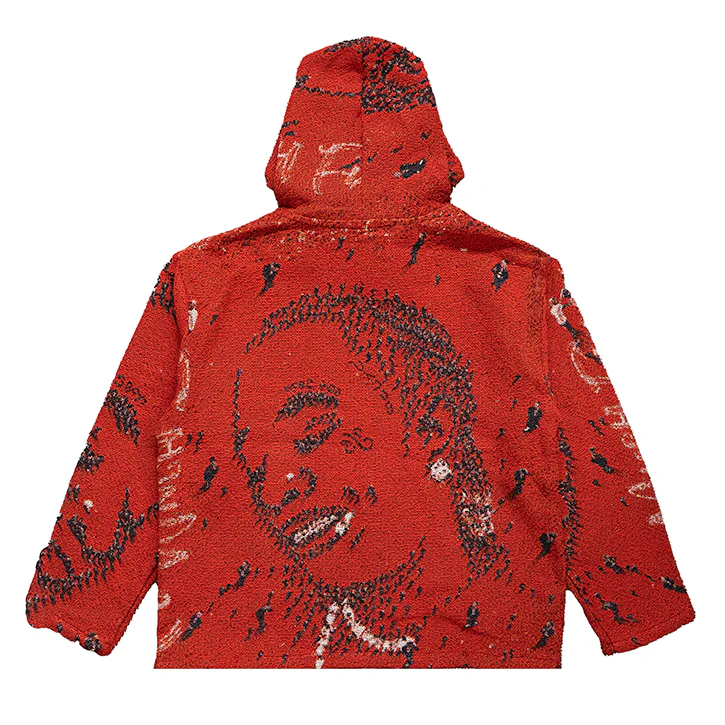 YOUNG THUG SO MUCH FUN TAPESTRY HOODIE (RED) - Image 4