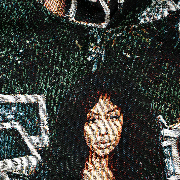 SZA CTRL TAPESTRY HOODIE - Image 5