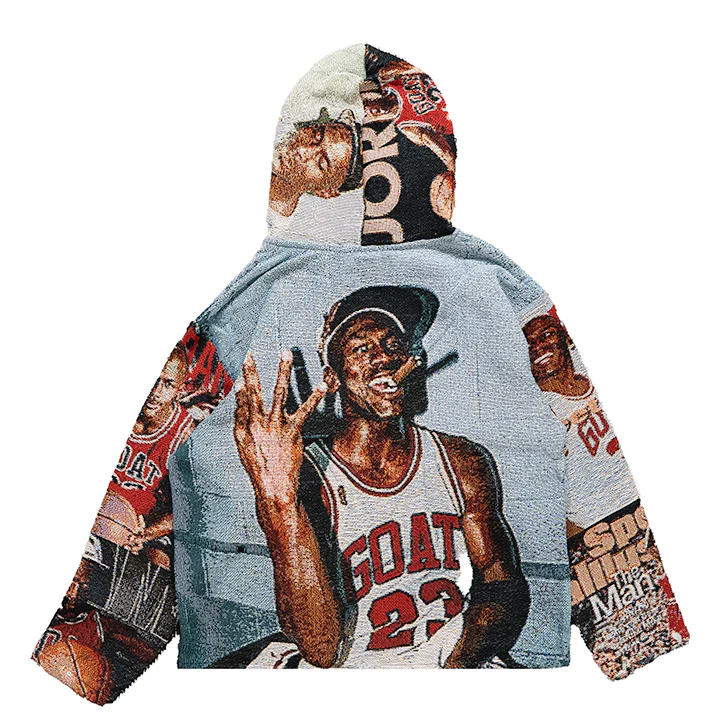 MICHAEL JORDAN TAPESTRY HOODIE - Image 2
