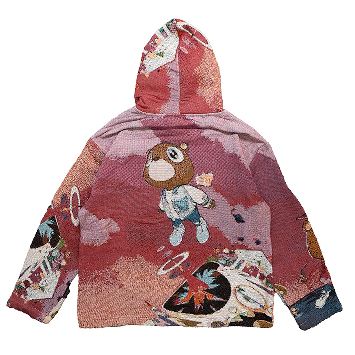 GRADUATION TAPESTRY HOODIE - Image 4