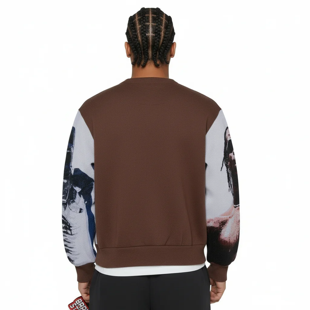 TRAVIS SCOTT CUTOUT TAPESTRY SWEATSHIRT - Image 2