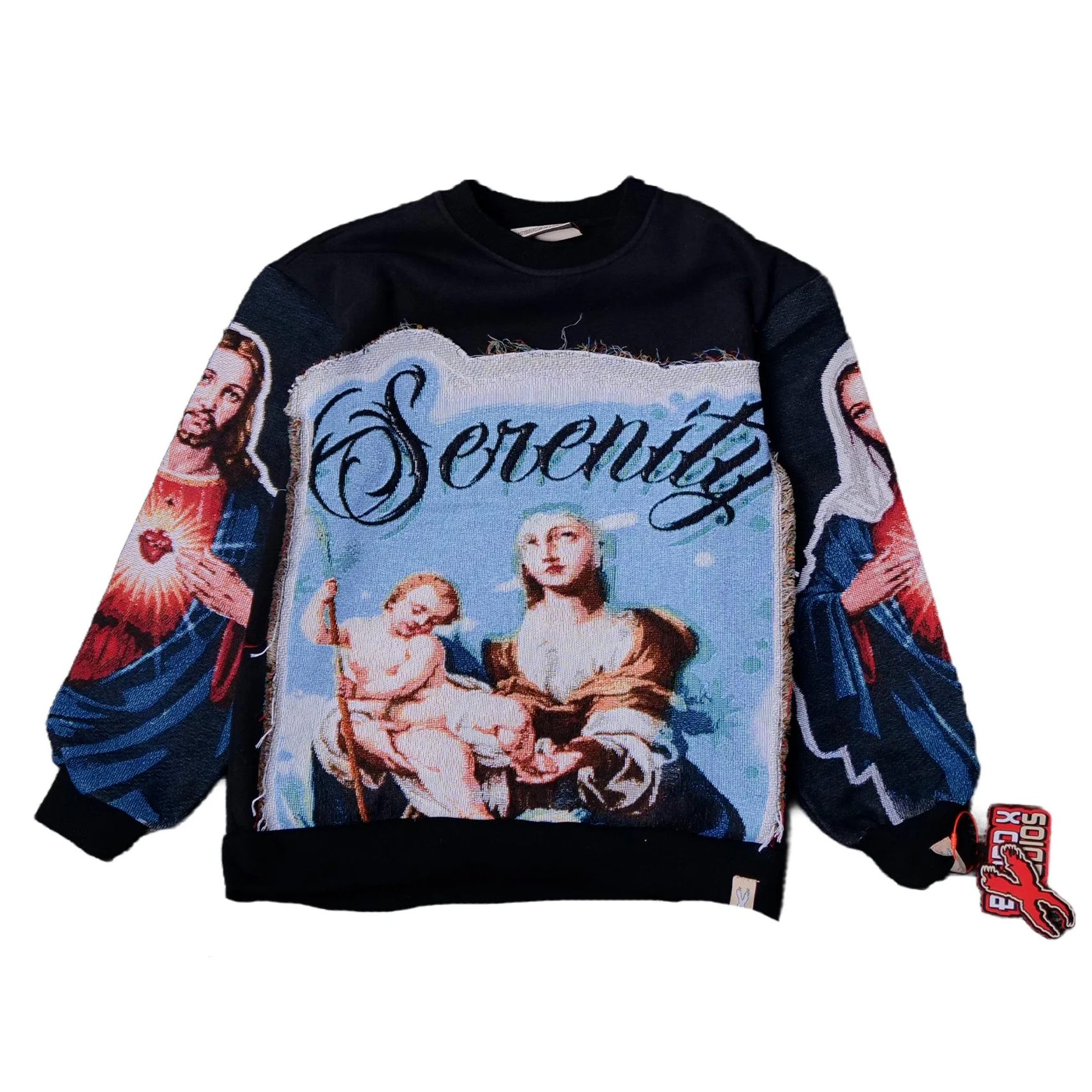 SERENITY CUTOUT TAPESTRY SWEATSHIRT - Image 3