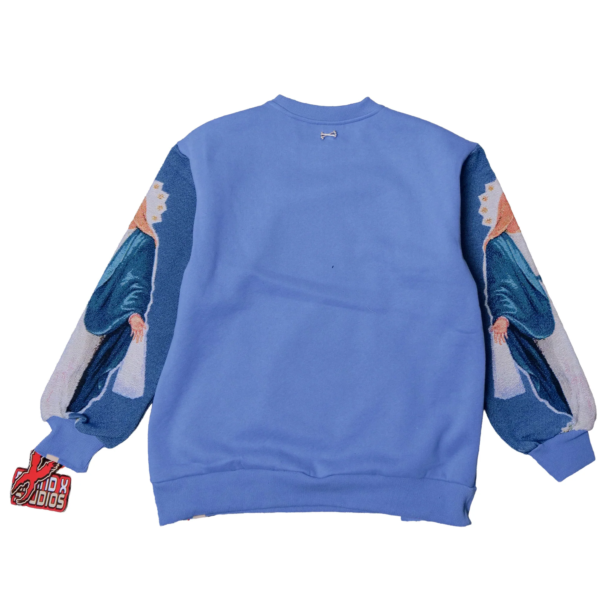 ST MARY CUTOUT TAPESTRY SWEATSHIRT (BLUE) - Image 4