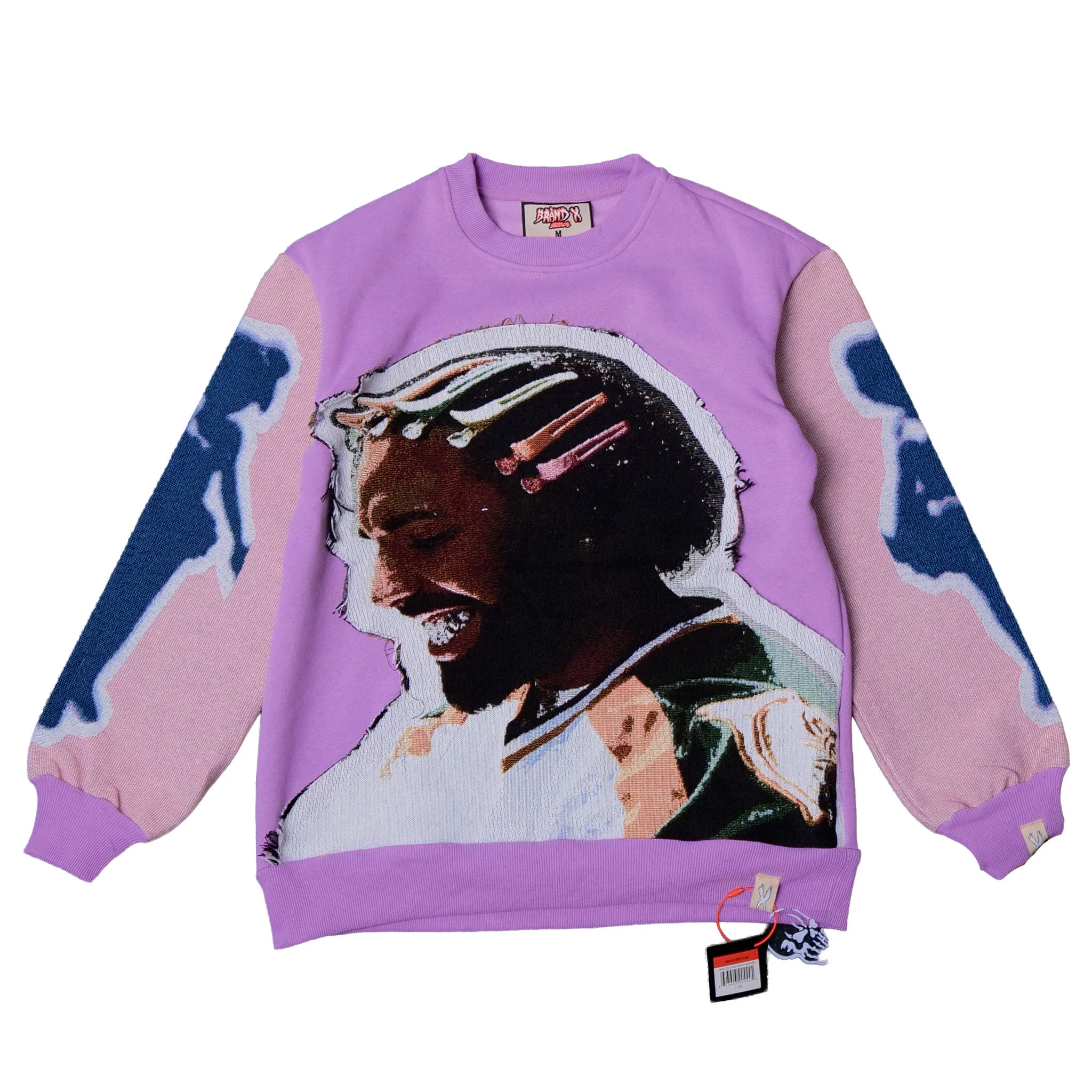 DRAKE CLIPS CUTOUT TAPESTRY SWEATSHIRT - Image 3