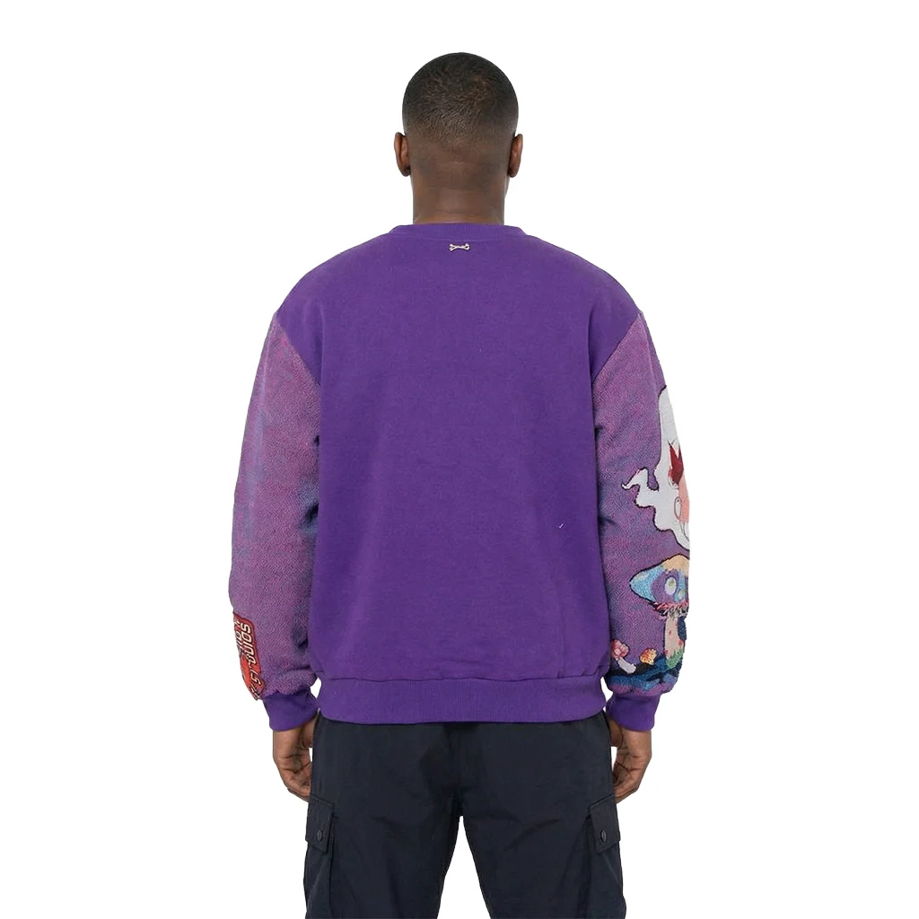 GRADUATION CUTOUT TAPESTRY SWEATSHIRT - Image 2
