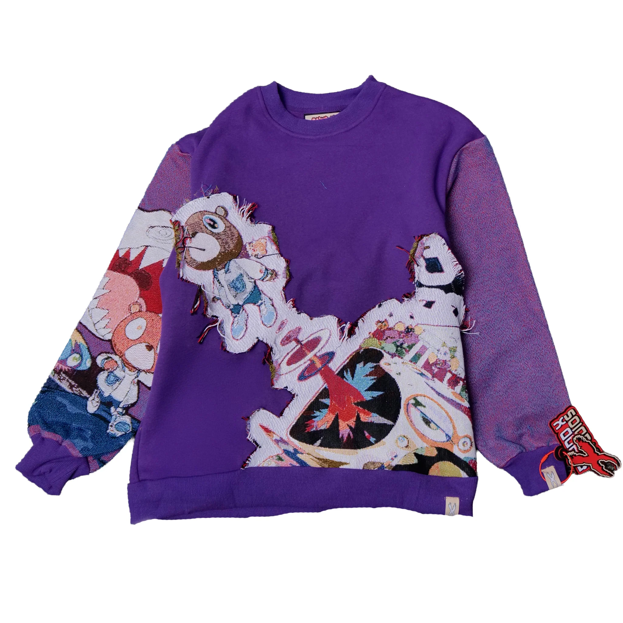GRADUATION CUTOUT TAPESTRY SWEATSHIRT - Image 3