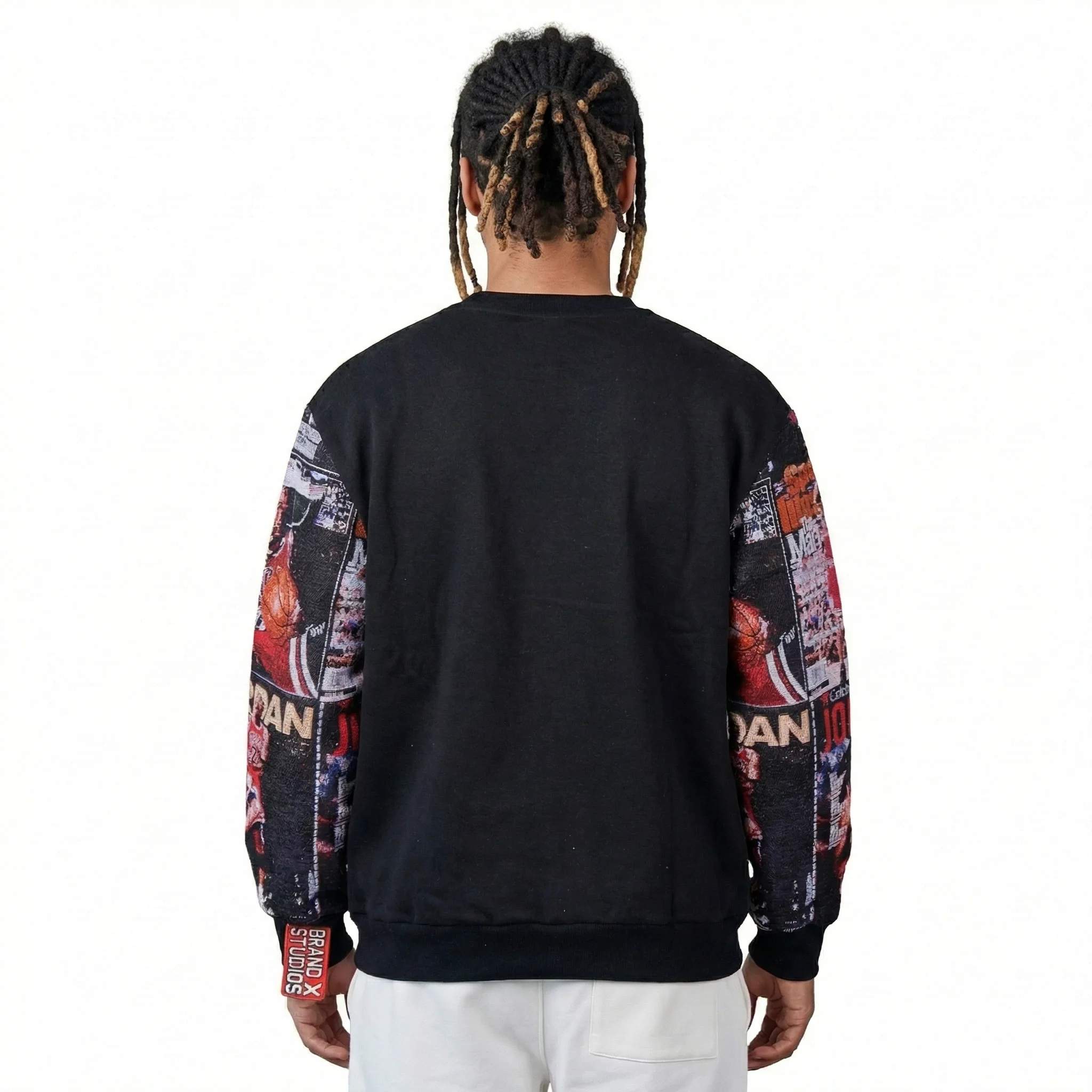 MICHAEL JORDAN CUTOUT TAPESTRY SWEATSHIRT - Image 2