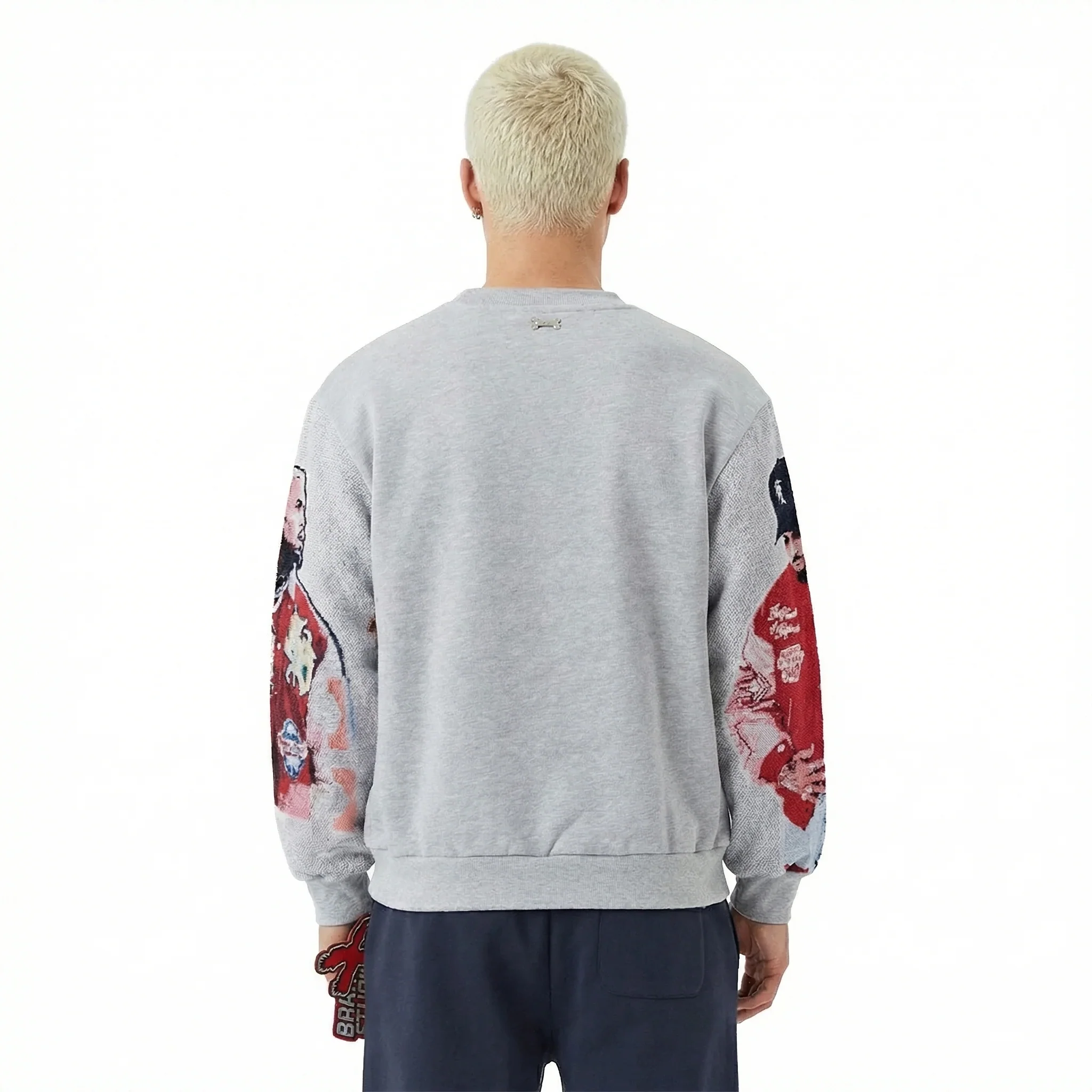 CHRIS BROWN CUTOUT TAPESTRY SWEATSHIRT - Image 2