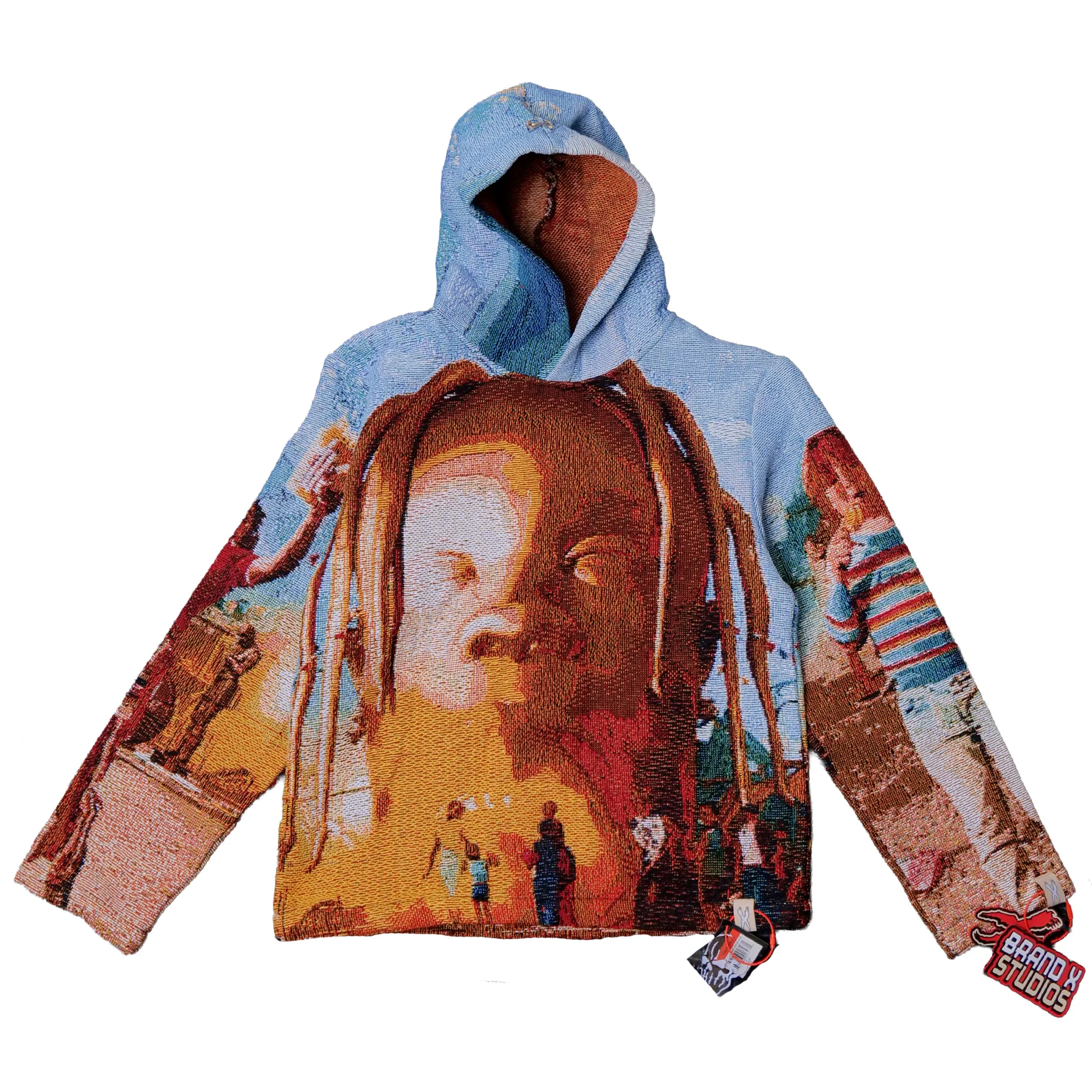 TRAVIS SCOTT ASTROWORLD TAPESTRY HOODIE - Image 3