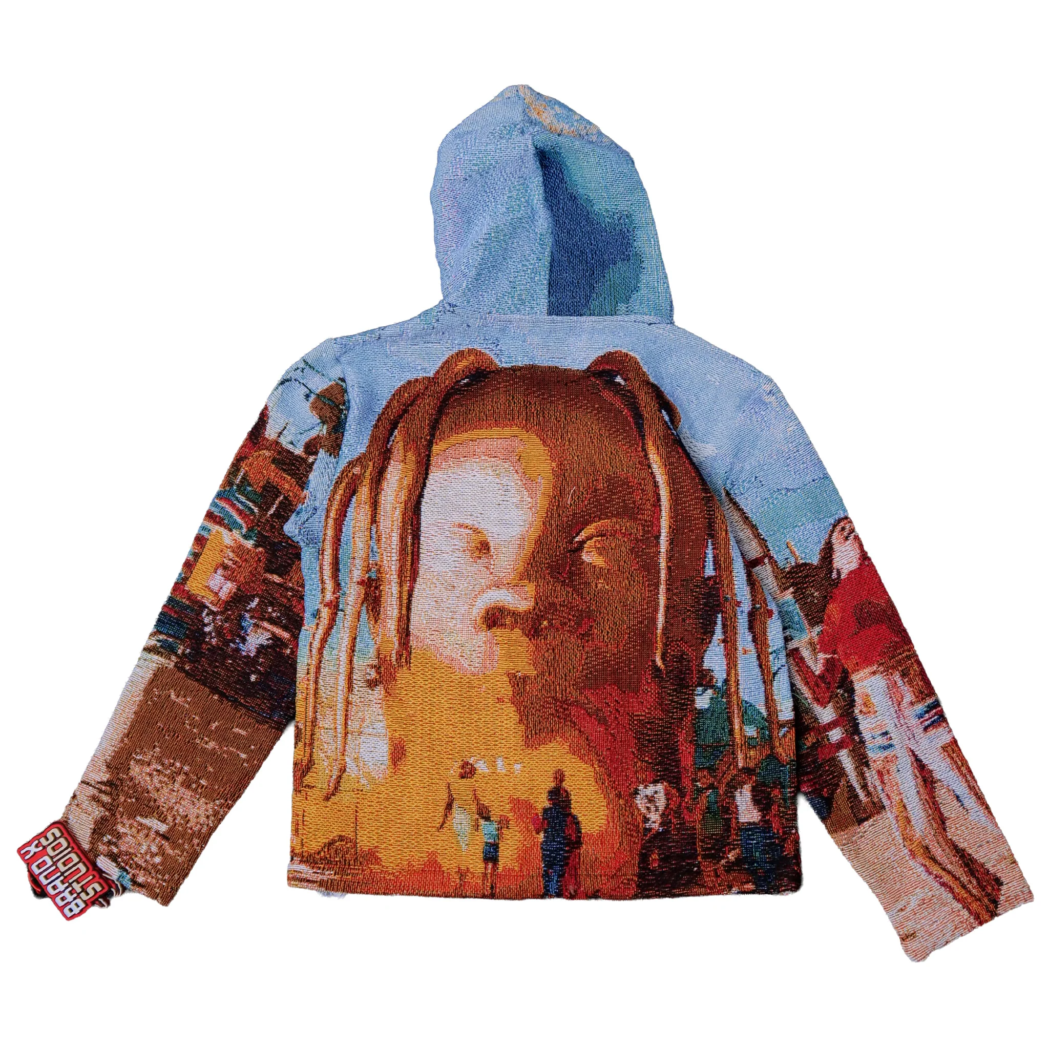 TRAVIS SCOTT ASTROWORLD TAPESTRY HOODIE - Image 4