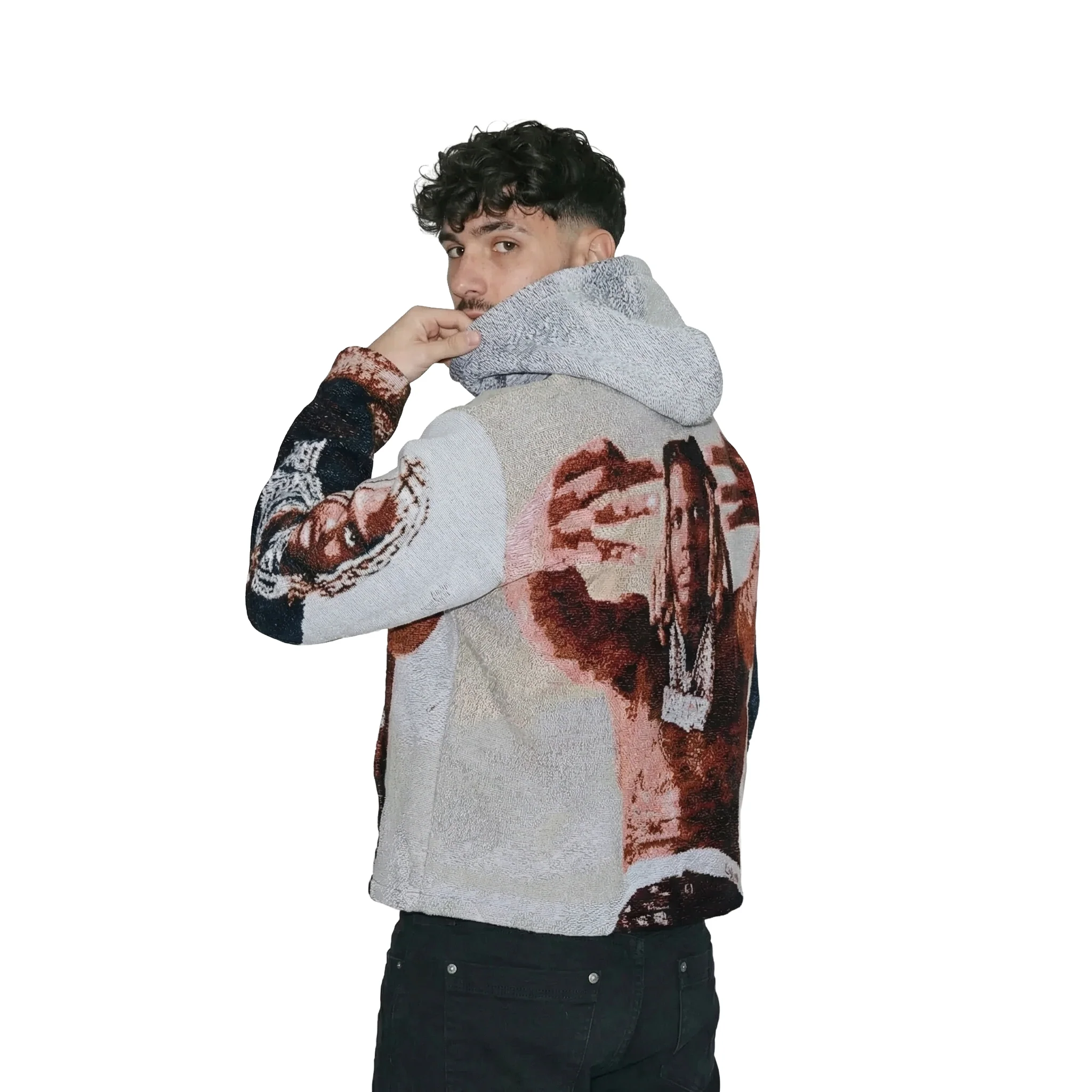 LIL DURK TAPESTRY HOODIE - Image 2