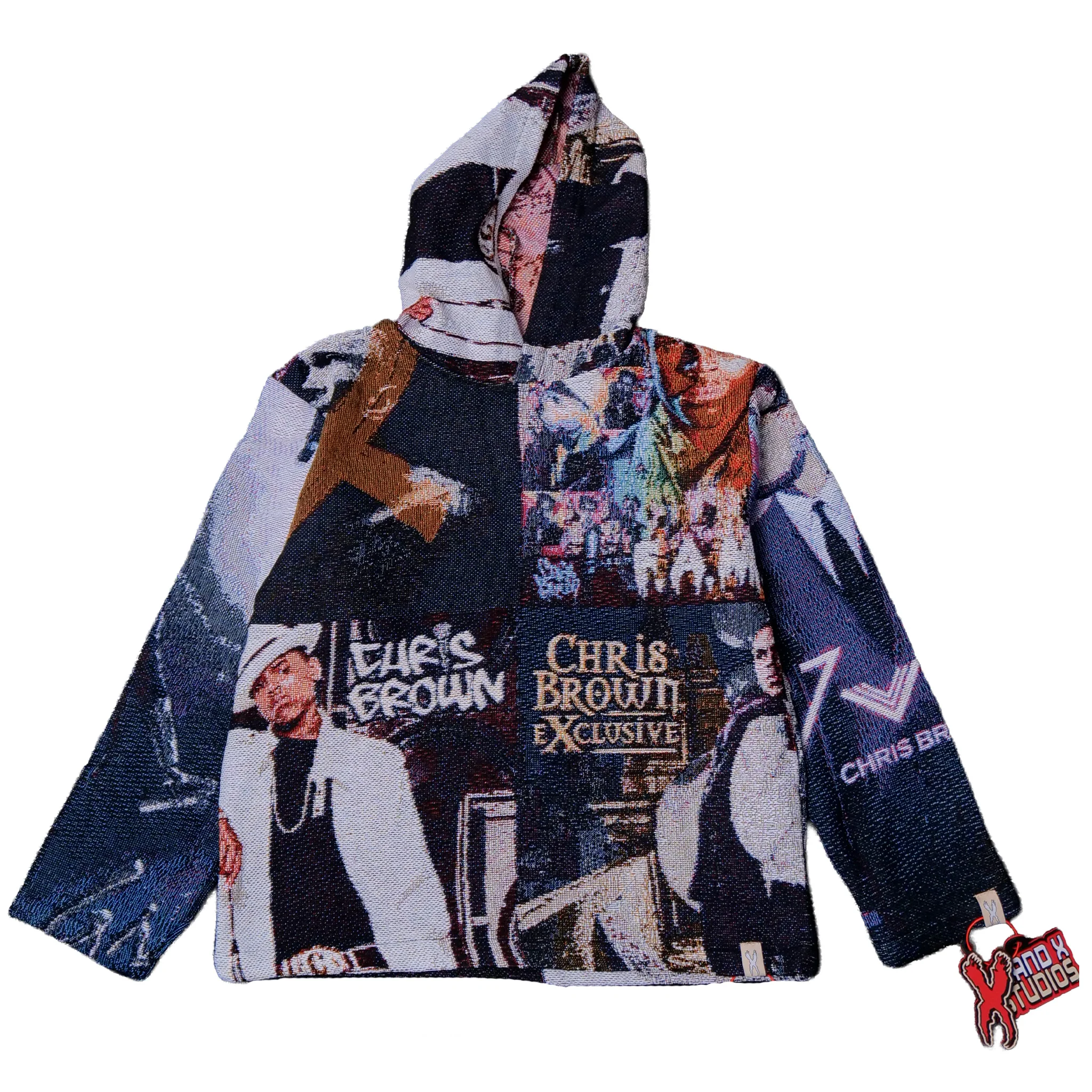 CHRIS BROWN ALBUMS TAPESTRY HOODIE - Image 3