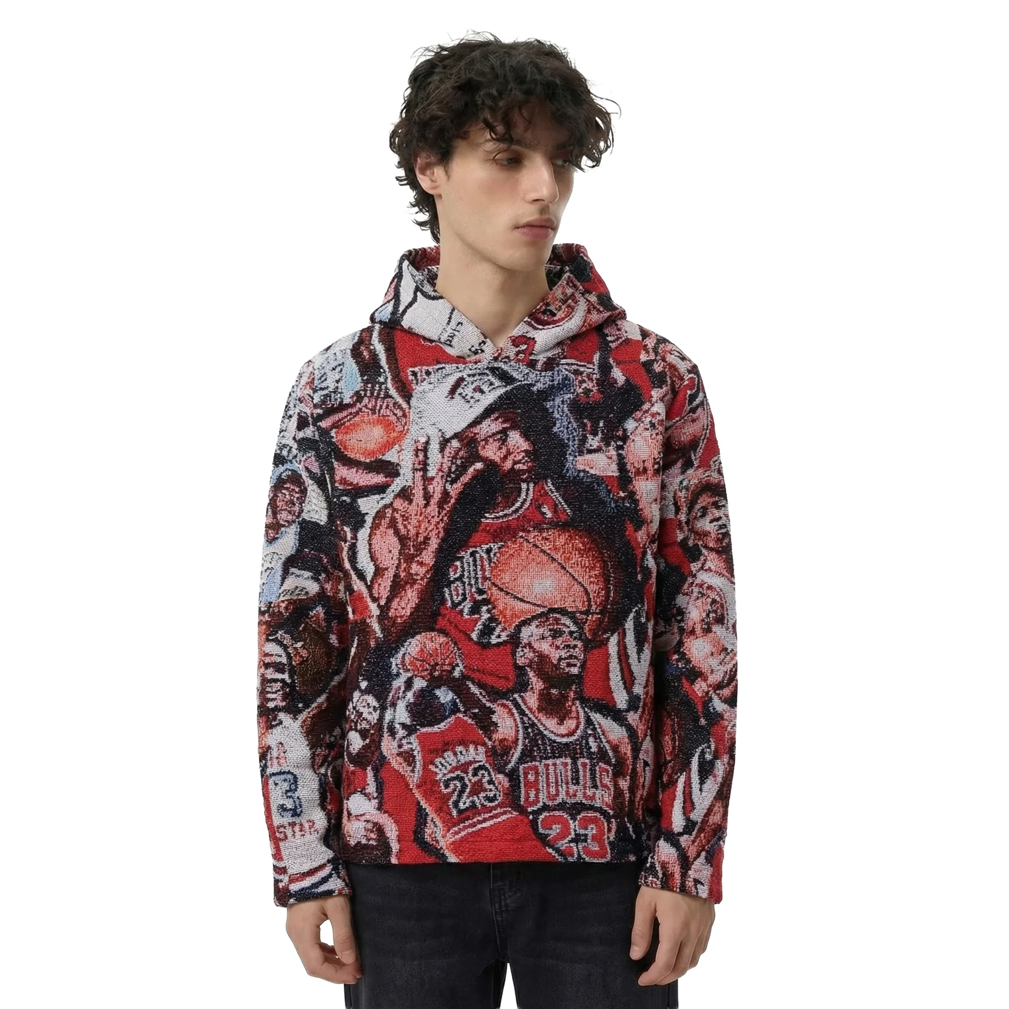 MICHAEL JORDAN COLLAGE TAPESTRY HOODIE