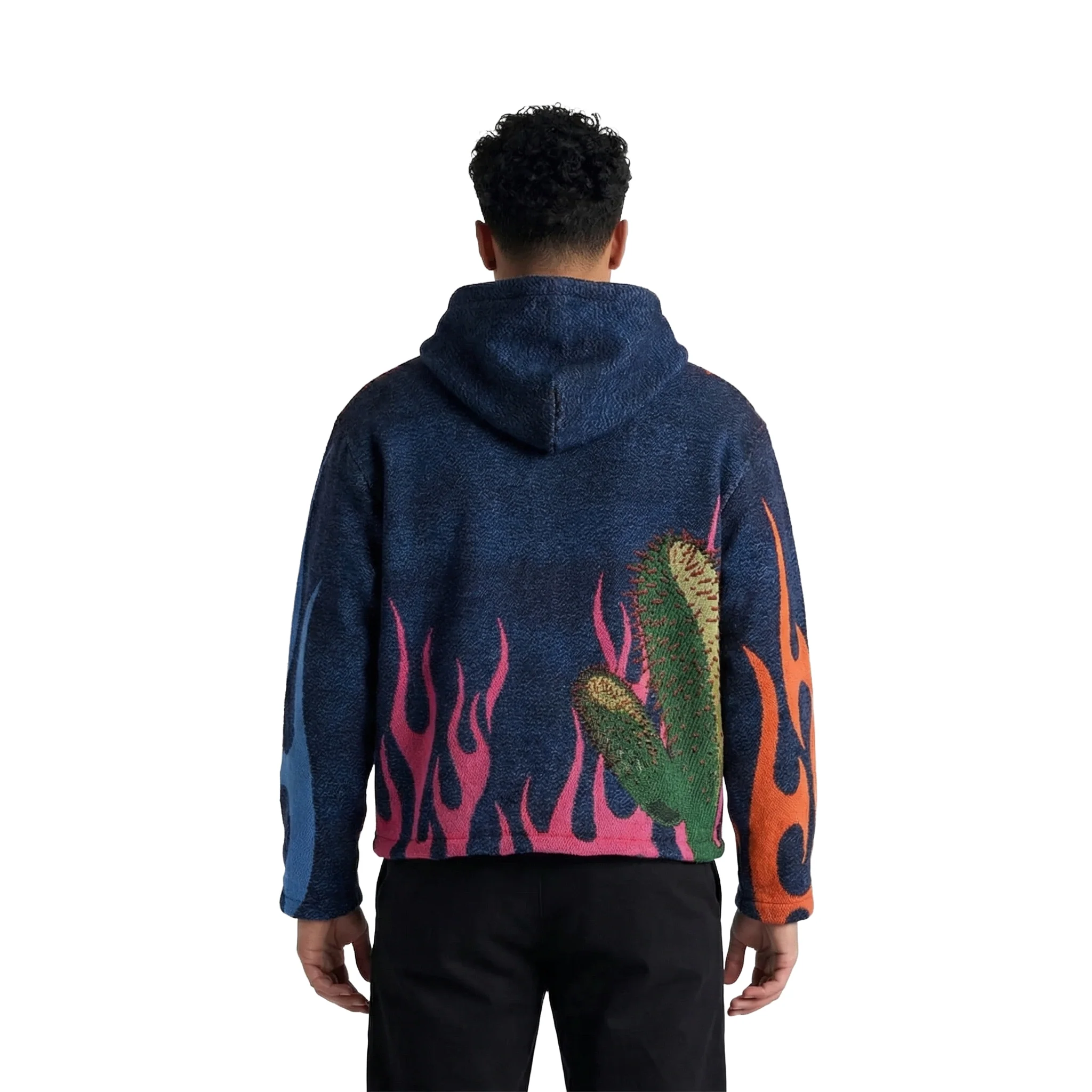 ASTROWORLD FLAMES TAPESTRY HOODIE - Image 2