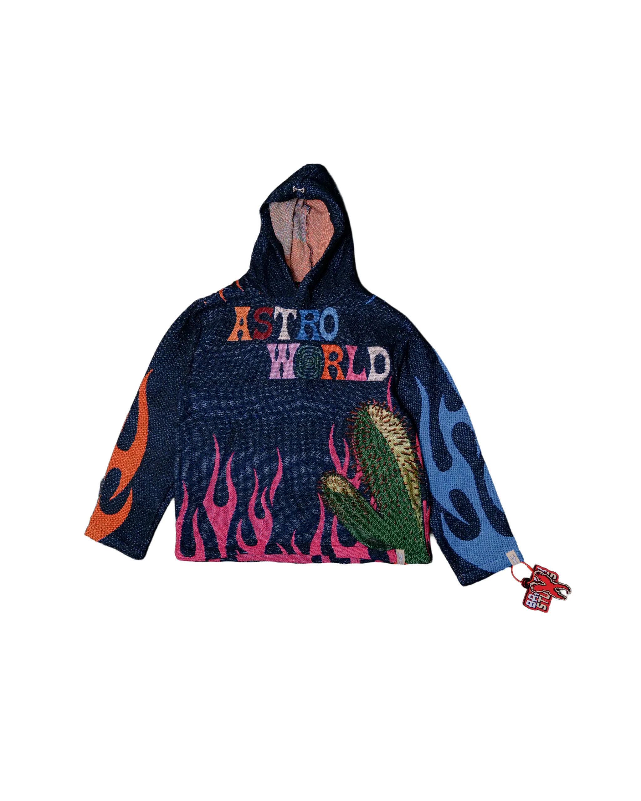 ASTROWORLD FLAMES TAPESTRY HOODIE - Image 3