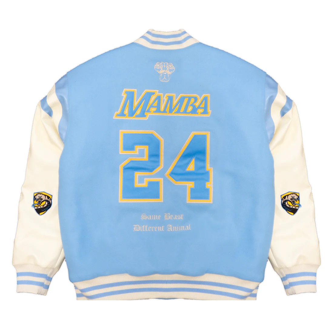 KOBE COLLAGE VARSITY JACKET (SKY BLUE) - Image 2