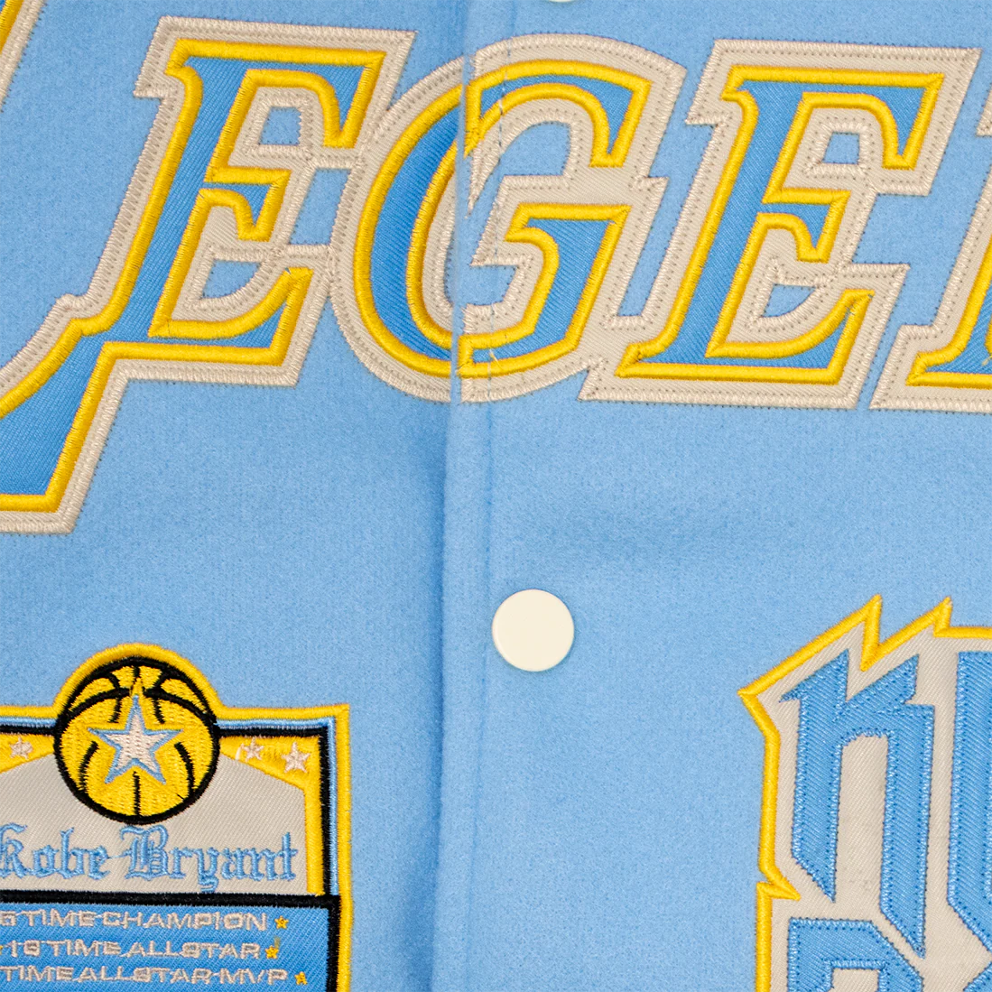 KOBE COLLAGE VARSITY JACKET (SKY BLUE) - Image 3