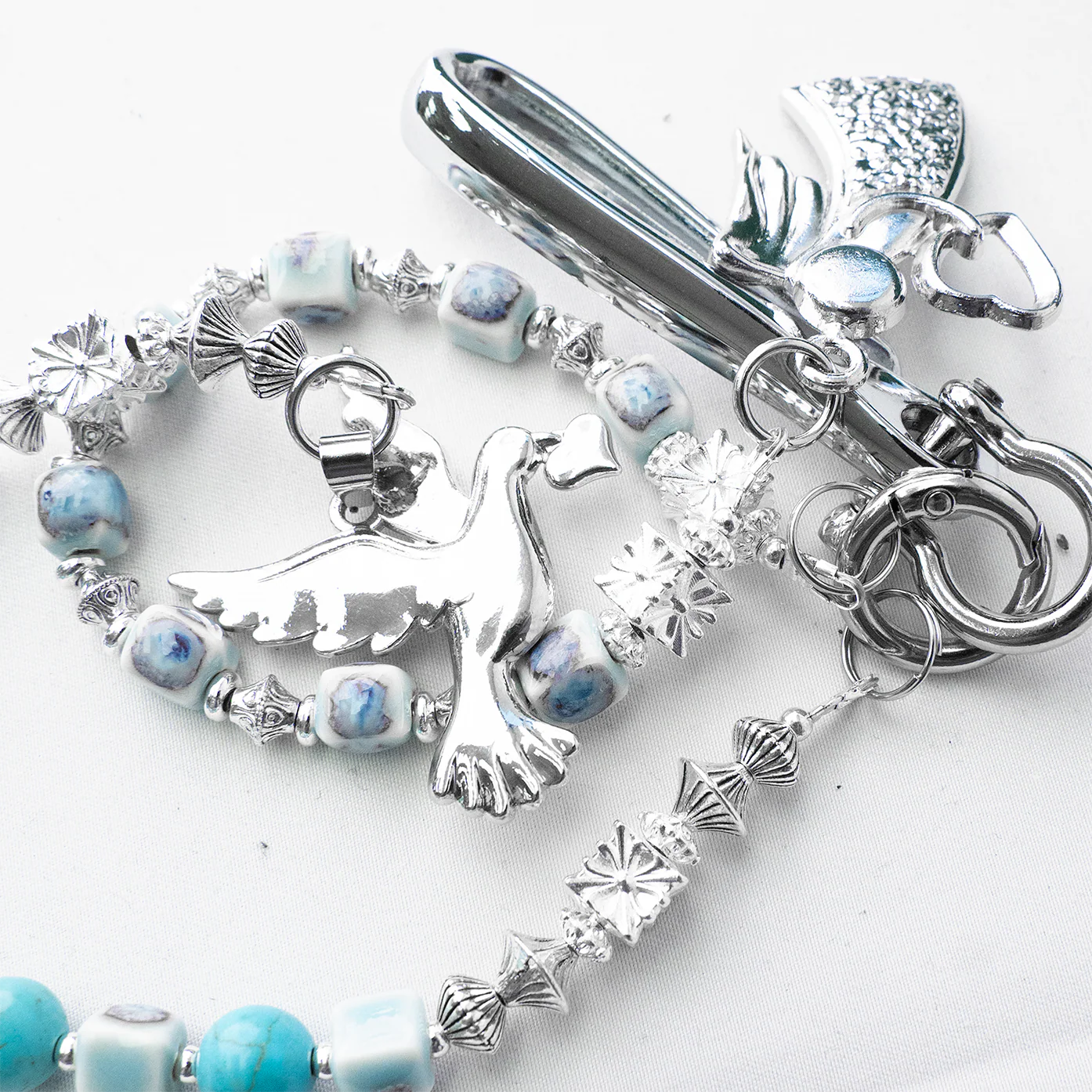 Blue Bird & Angel Pant Chain - Image 4