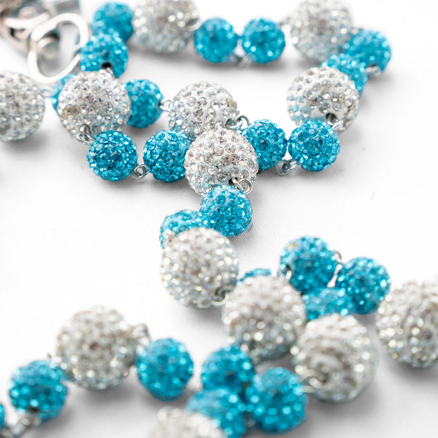 Crystal Blue & Silver Pant Chain - Image 4