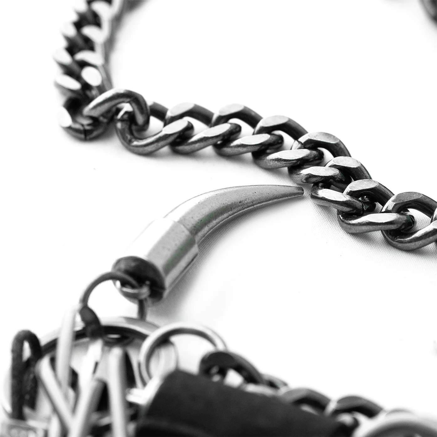 Silver Horn Pant Chain - Image 4
