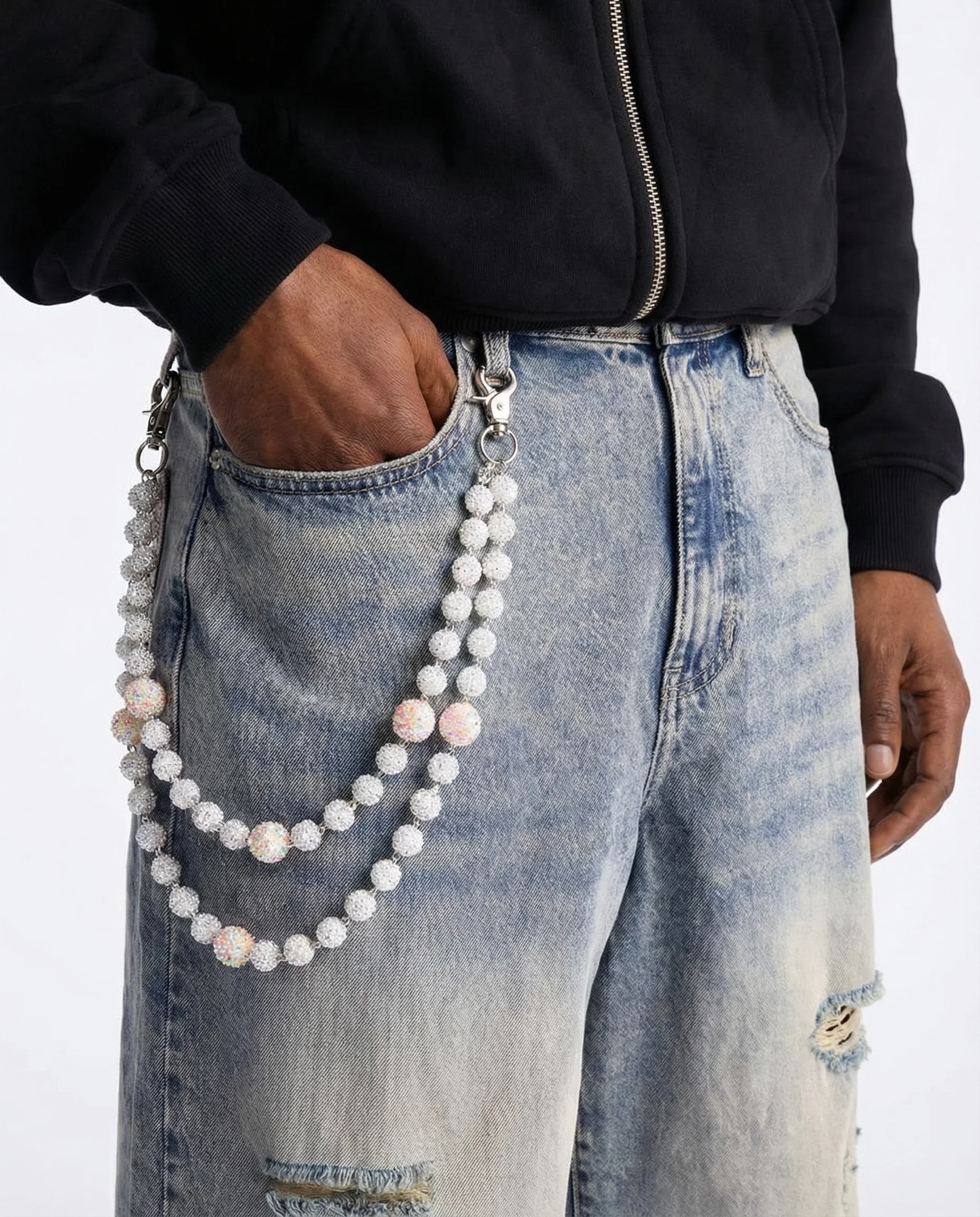 Crystal Shadow Pant Chain